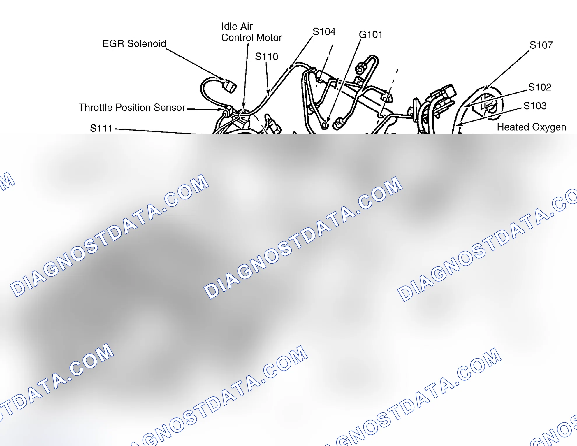 Scheme 1: Top Of Engine (2.7L)