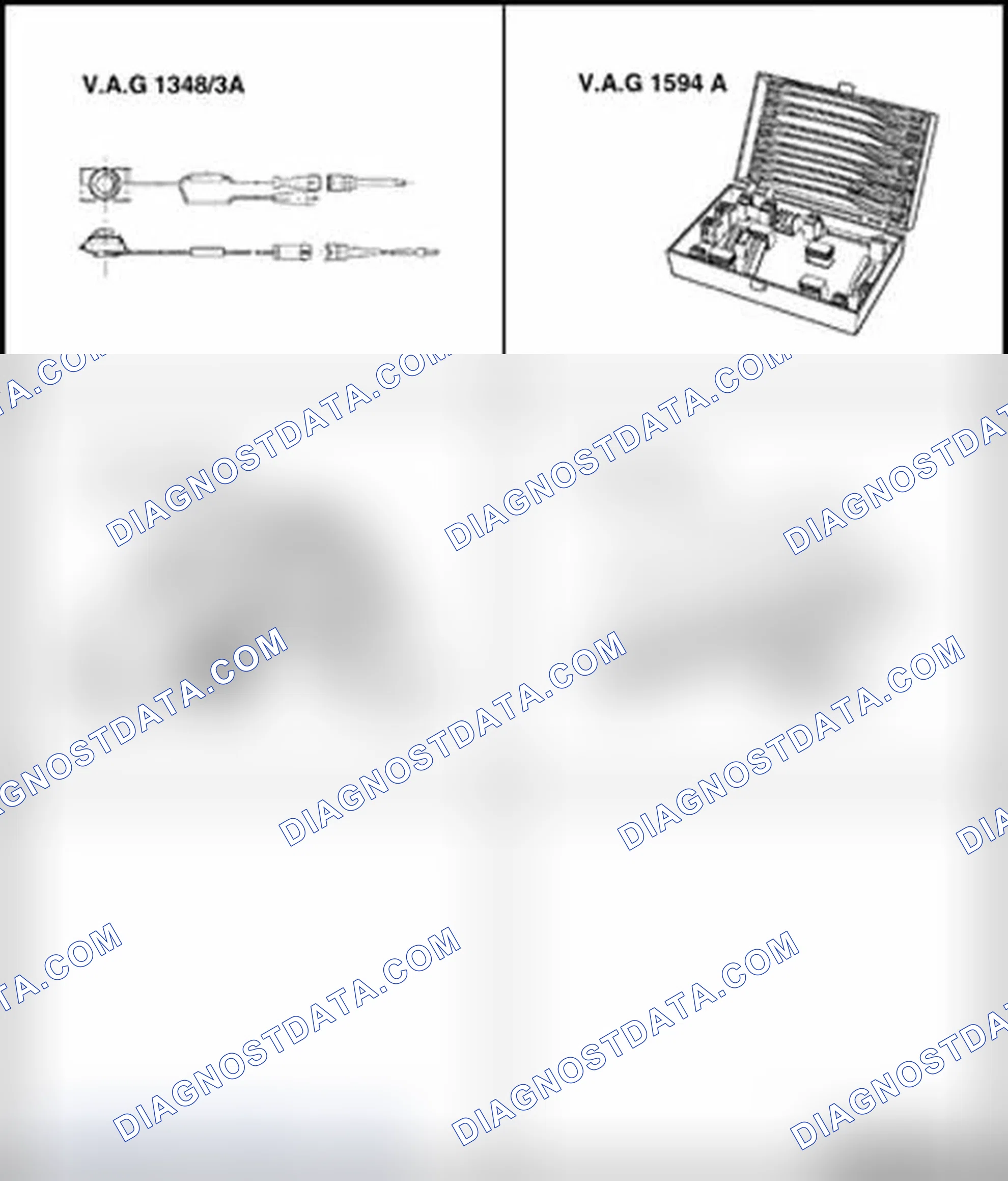 Scheme 538: Injection quantity, leak tightness and spray pattern of injectors, testing