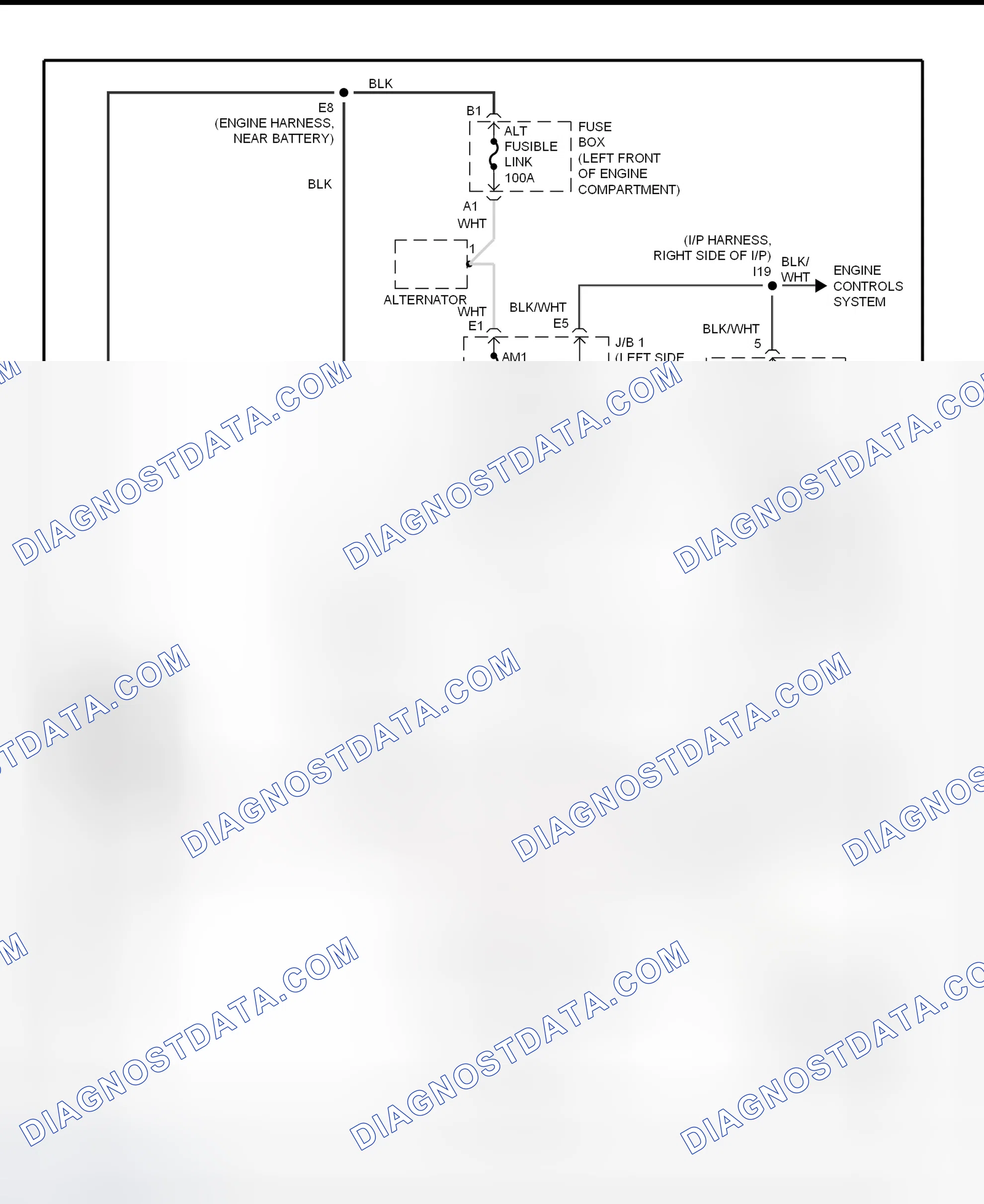Scheme 1: Starting System Wiring Diagram