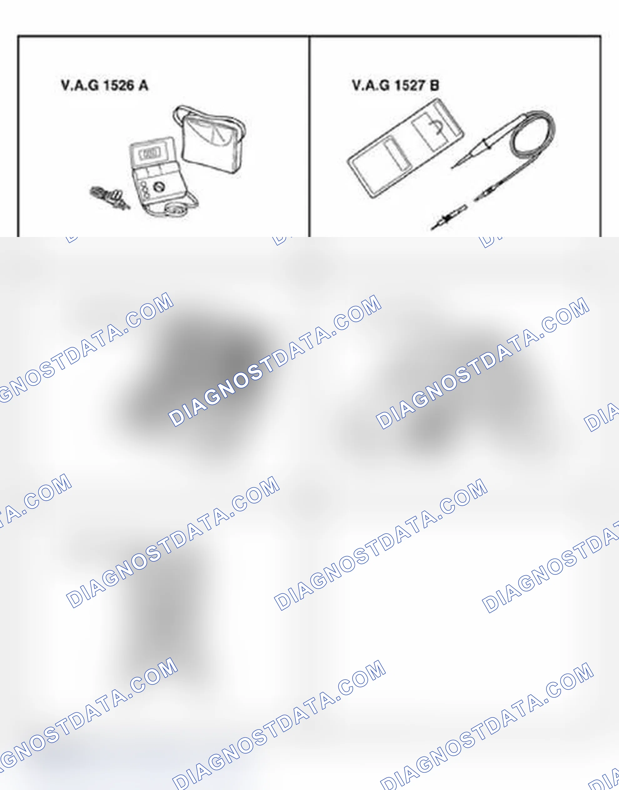 Scheme 98: Special tools and equipment
