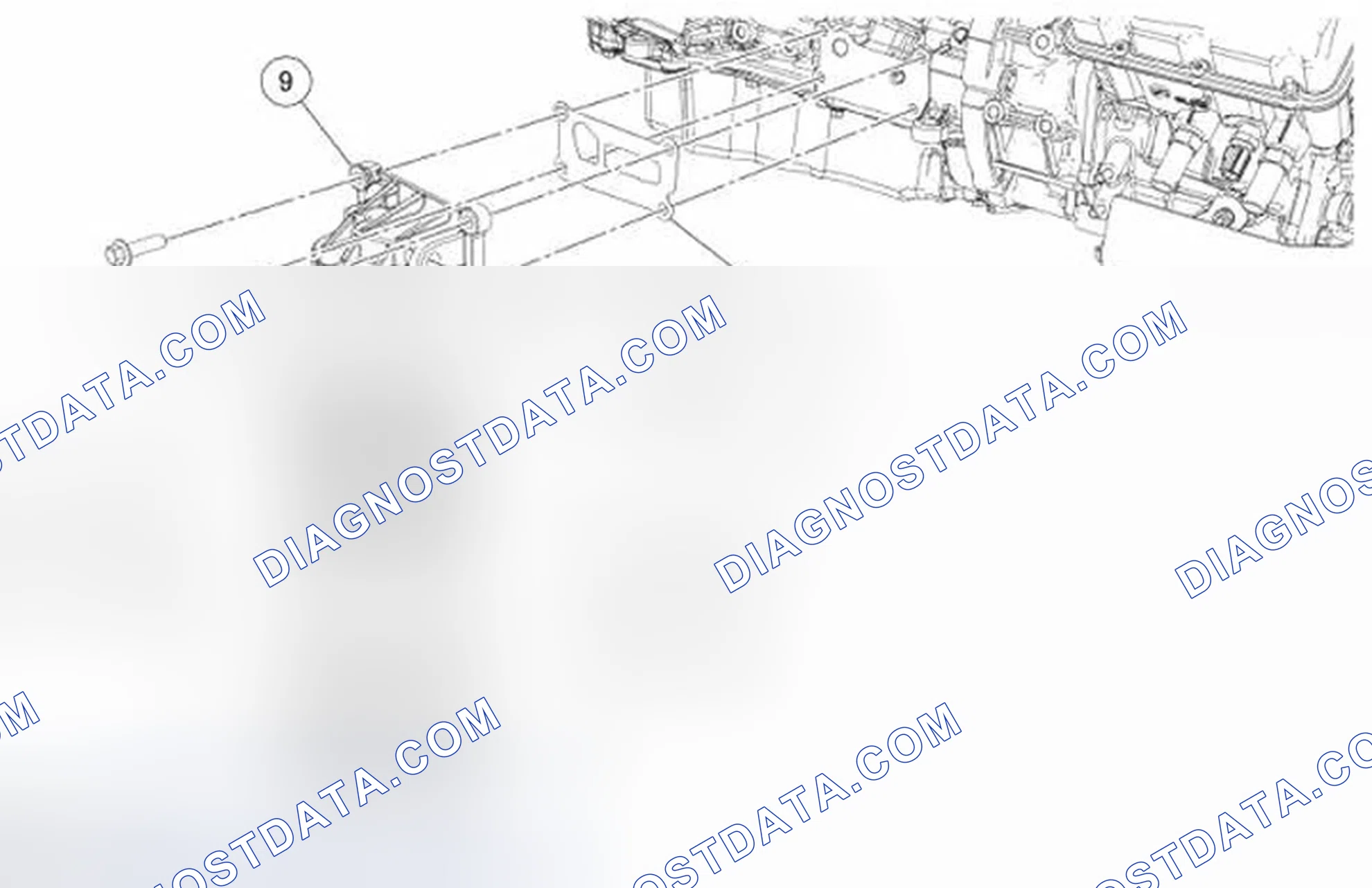 Scheme 672: Engine Lubrication Components - Exploded View