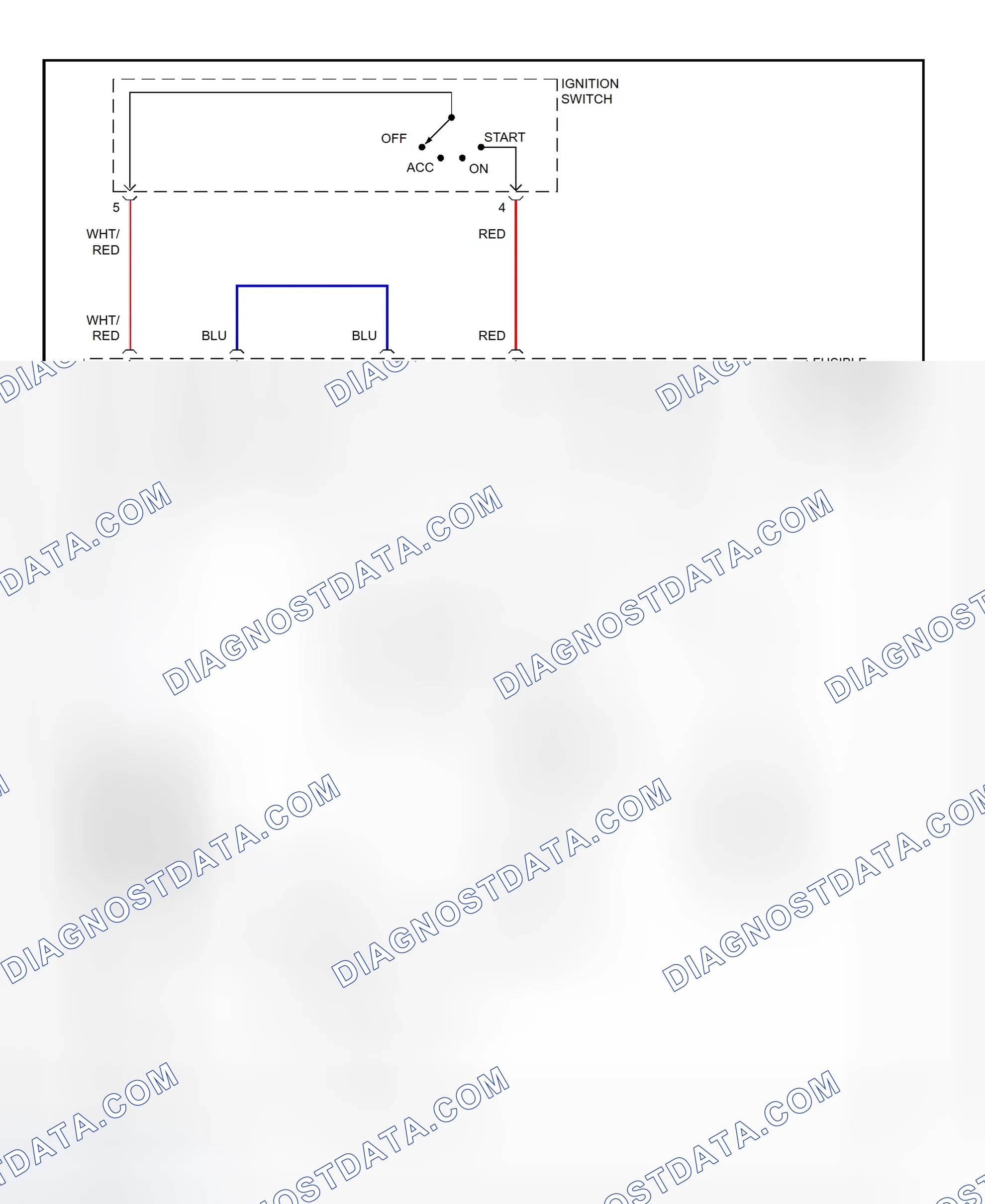 Fig. 29: Starting System Wiring Diagram (MR2)