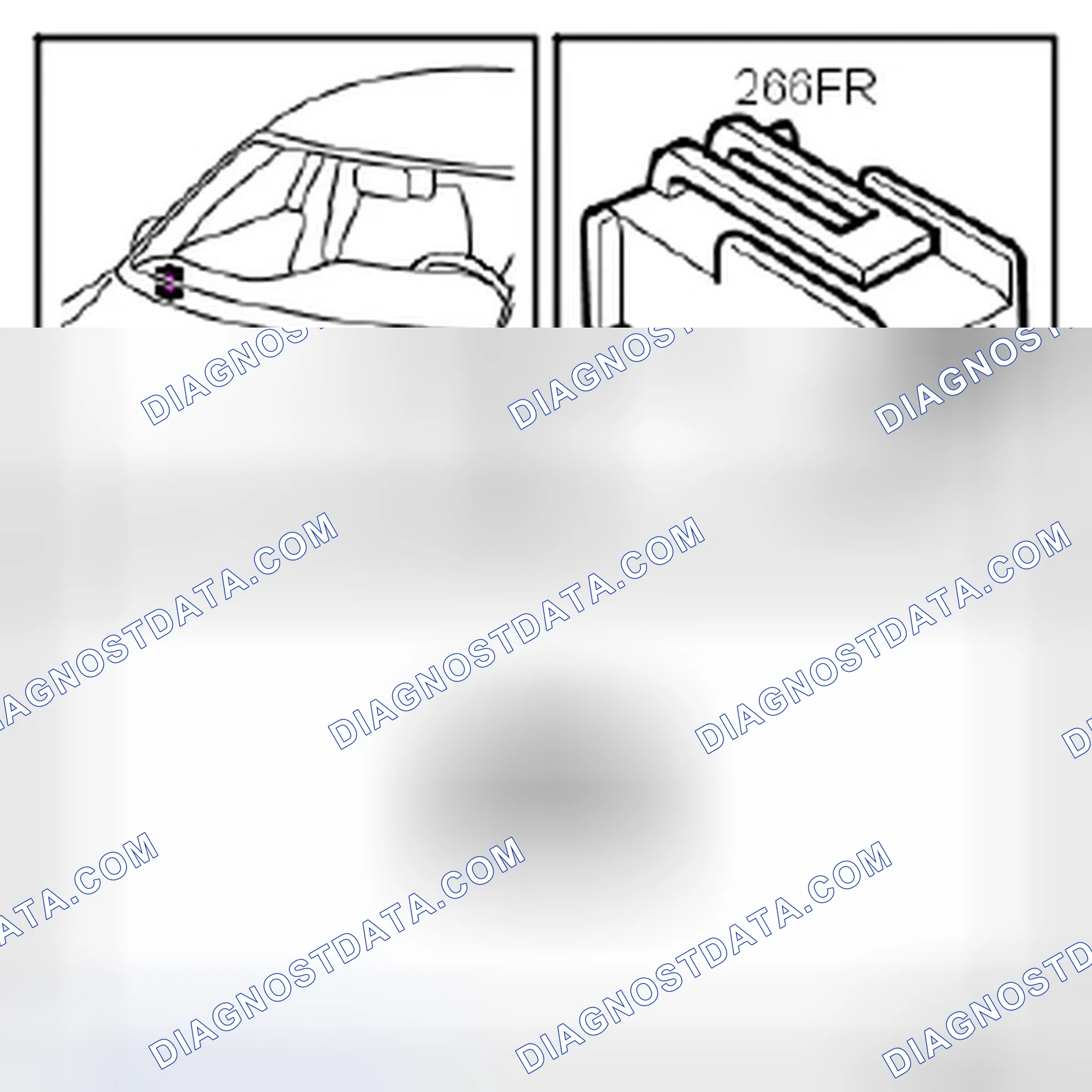 Scheme 182: Right Dashboard Speaker (266FR)