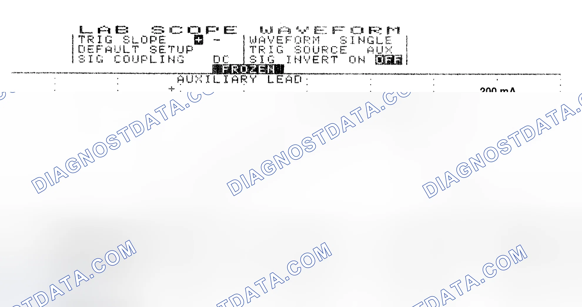 Scheme 13: Single Injector w/Normal Current Flow - Current Pattern