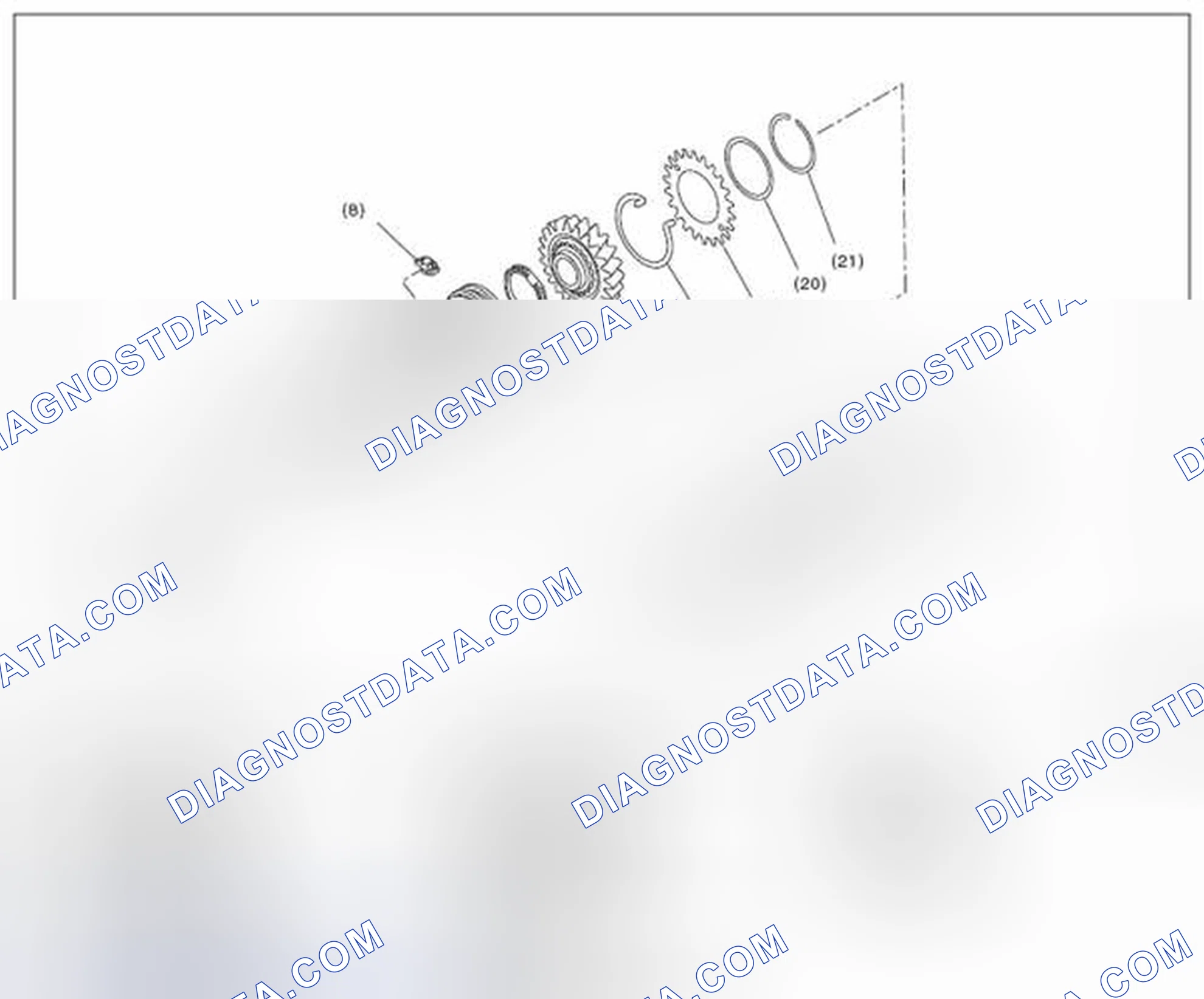 Scheme 22: REVERSE IDLER GEAR ASSY
