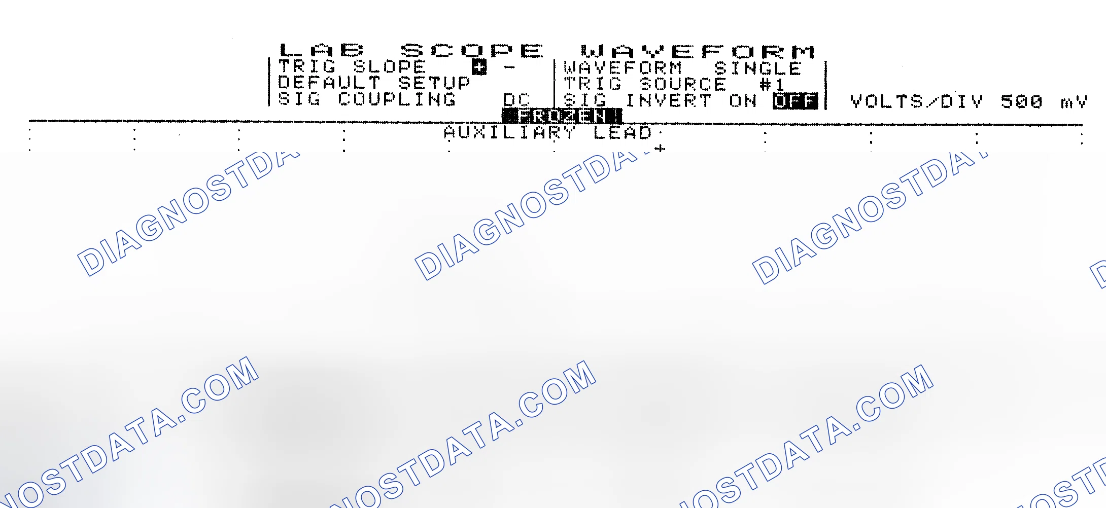 Scheme 10: Single Injector w/Excessive Current Flow - Current Pattern
