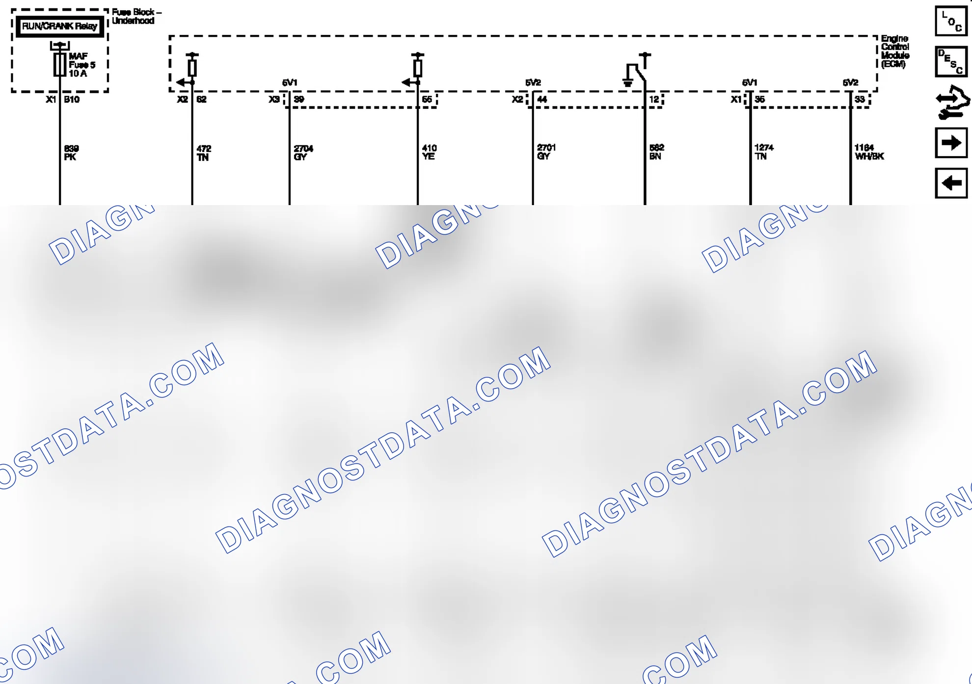 Scheme 13: Engine Data Sensors- Pressure, Temperature, and Throttle Controls Wiring Schematics