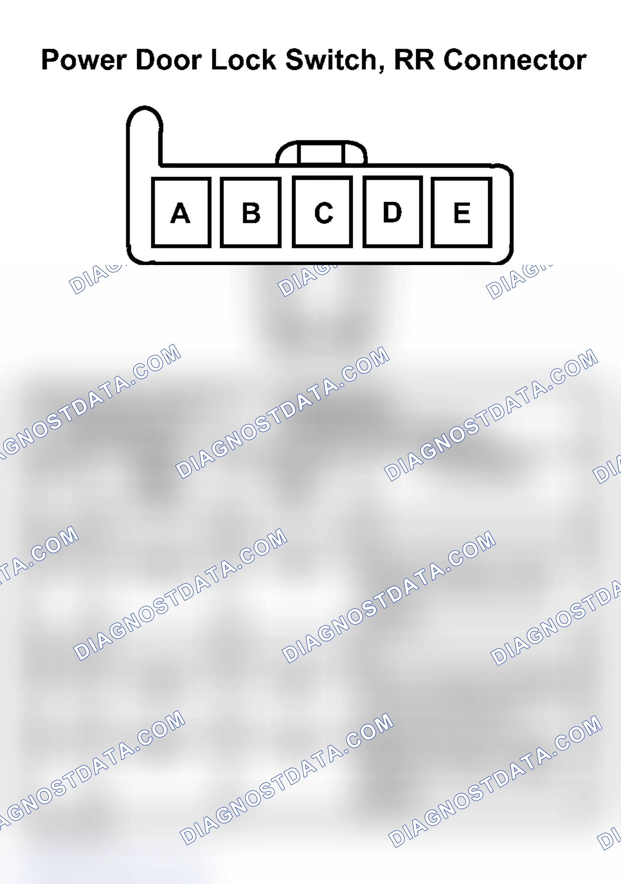 Scheme 218: POWER DOOR LOCK SWITCH (RR)