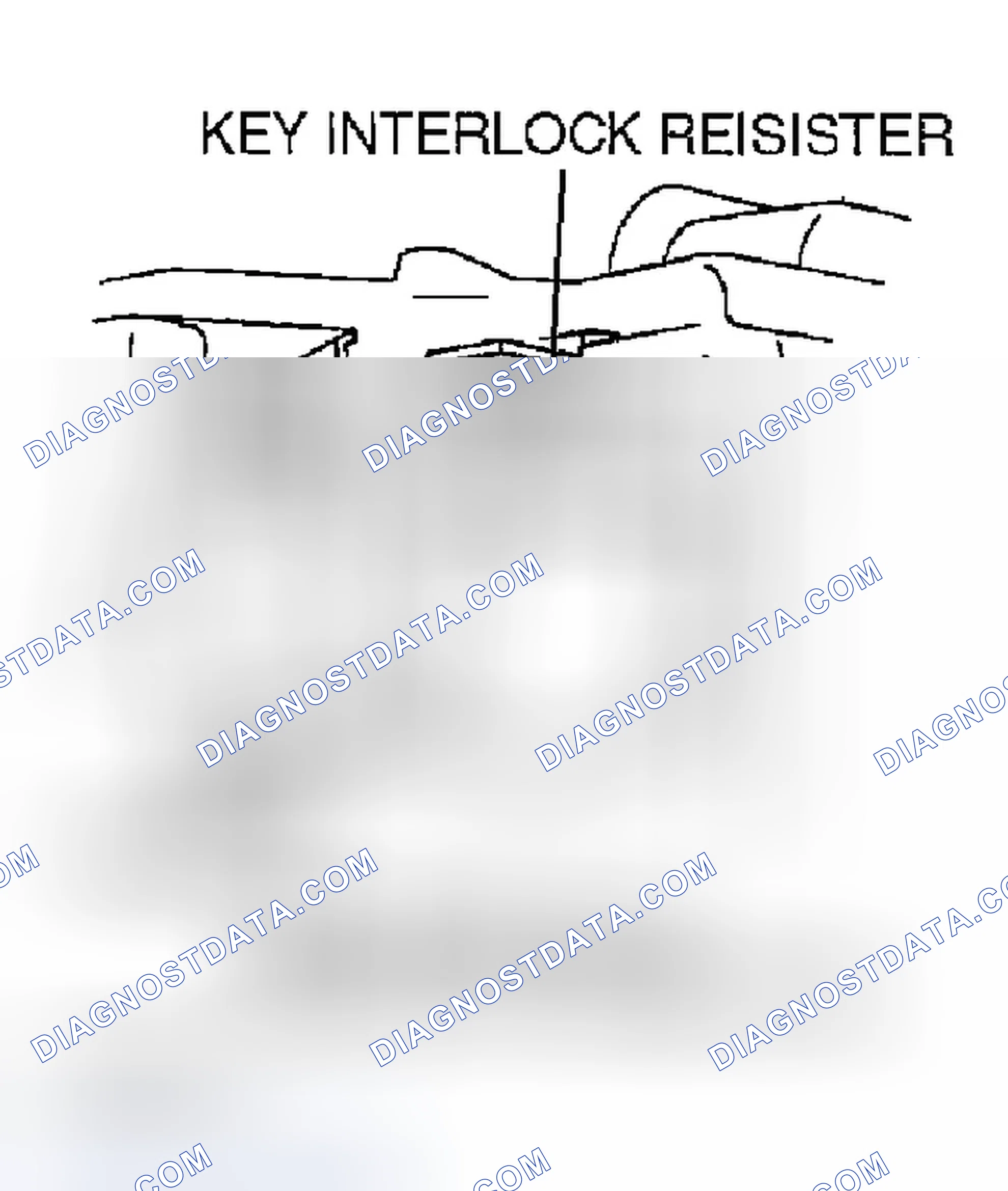 Scheme 262: KEY INTERLOCK RESISTOR REMOVAL/INSTALLATION