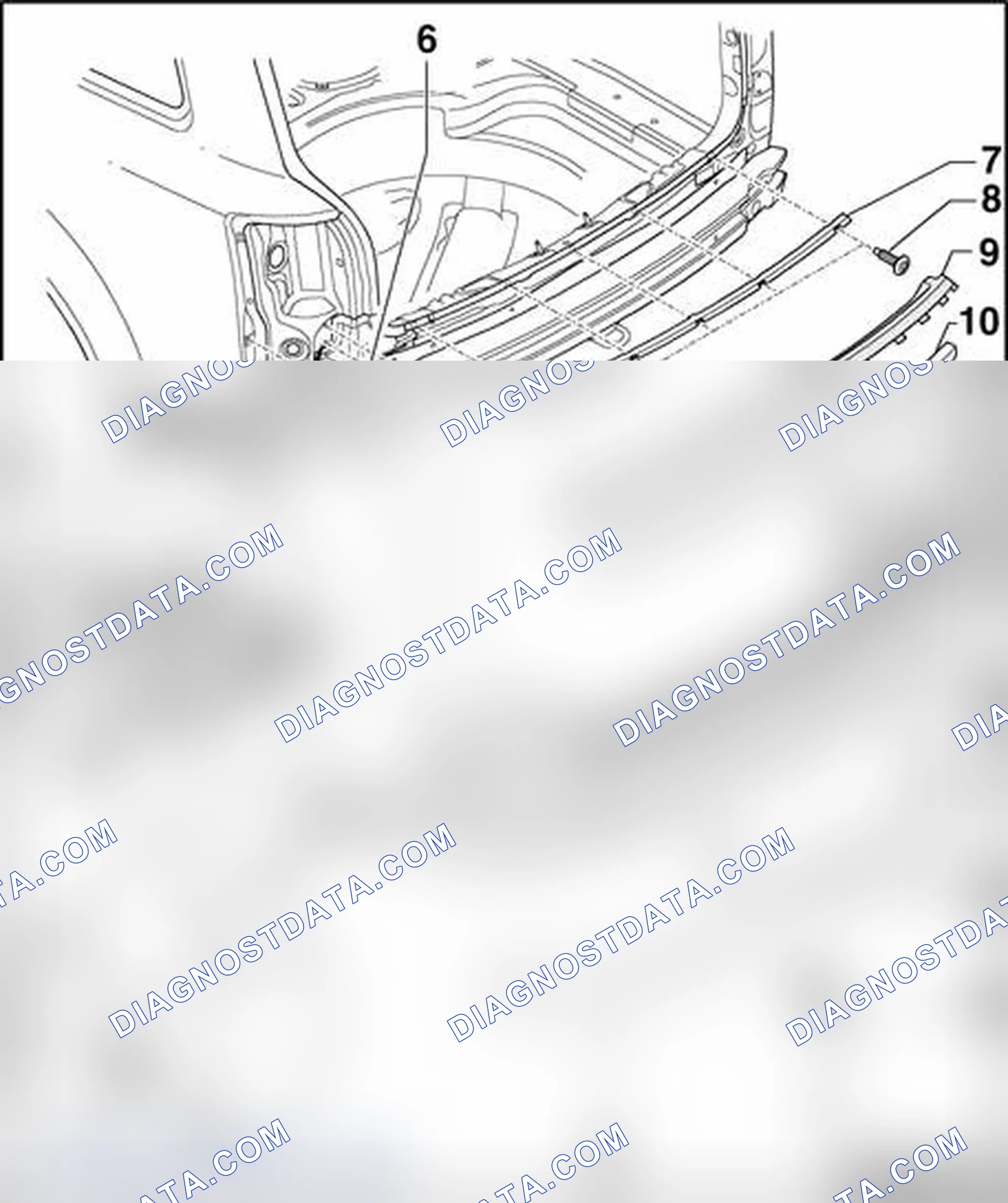 Scheme 178: Bumper, removing and installing