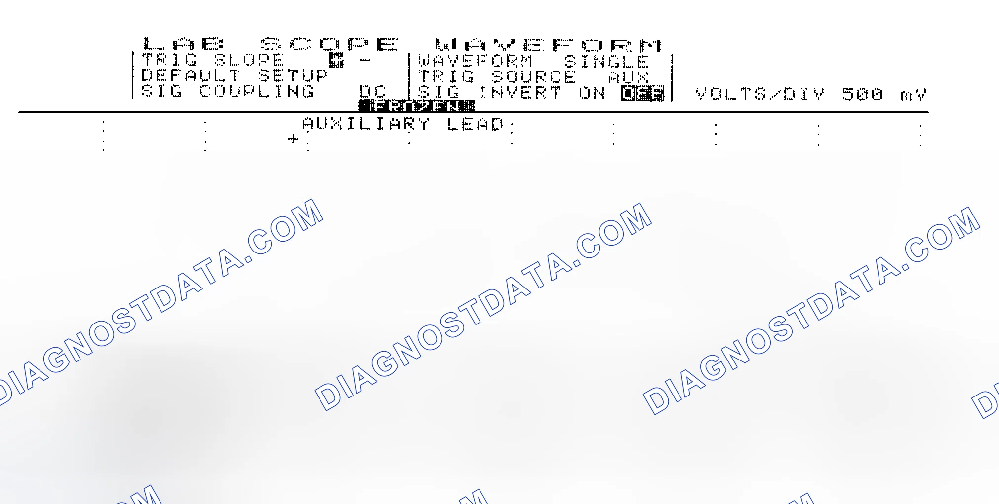 Scheme 14: Single Injector w/Excessive Current Flow - Current Pattern