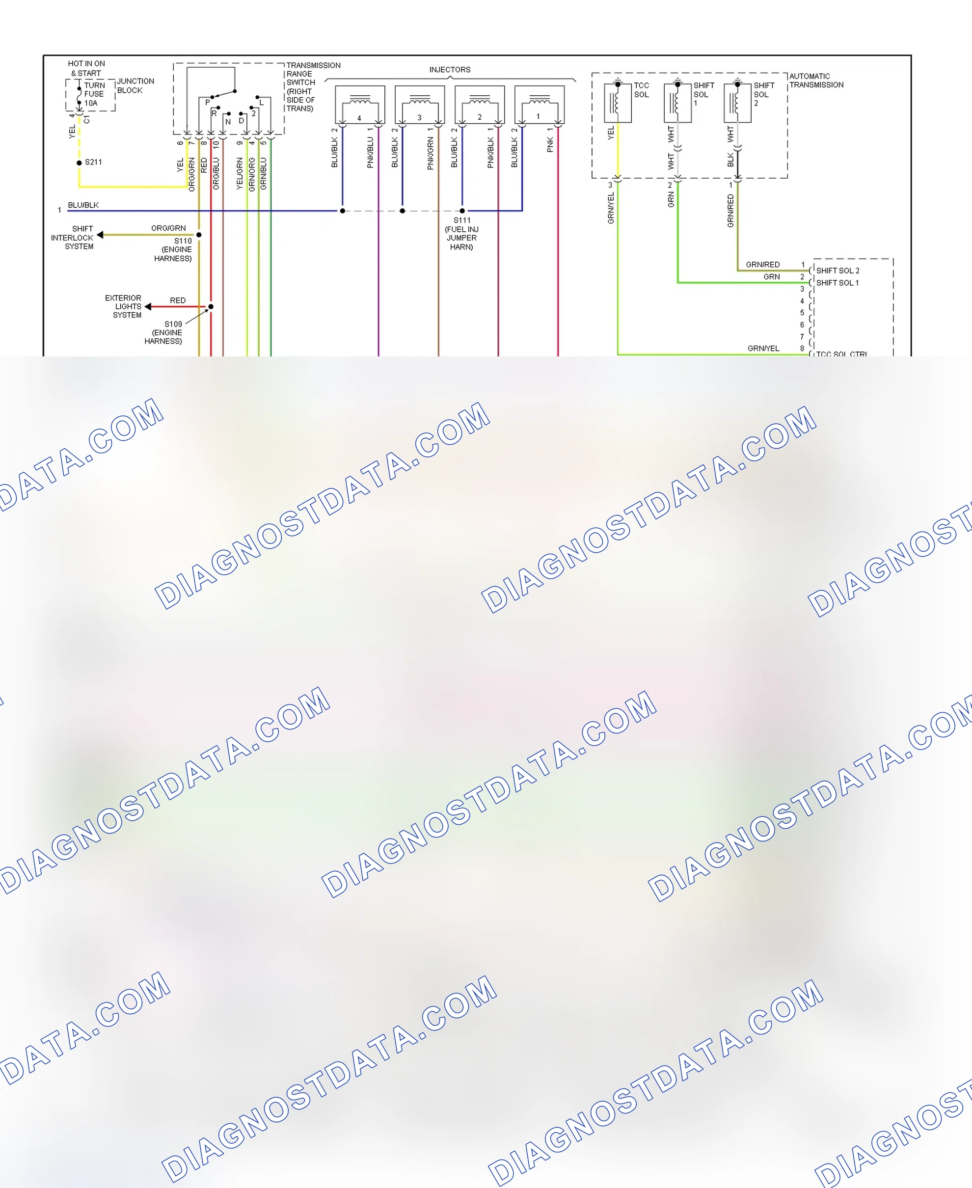 Scheme 217: PCM Wiring Diagram (Tracker - 2.0L - 3 Of 3)