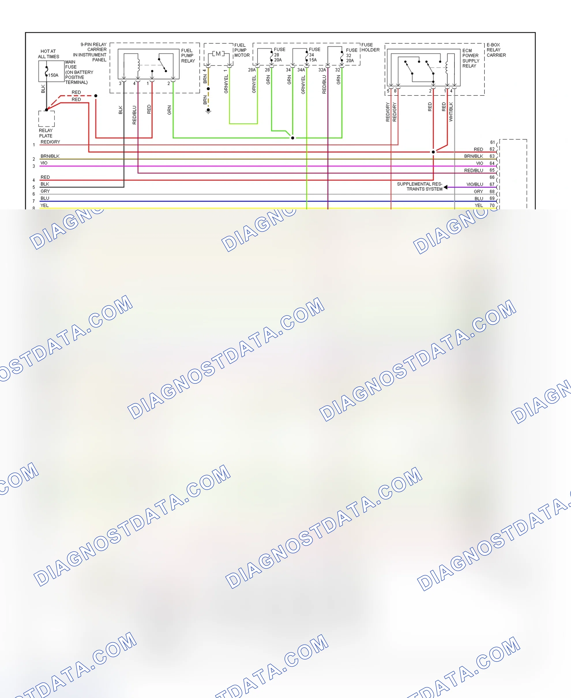 Scheme 11: Wiring Diagram (A4 3.0L - 4 Of 4)