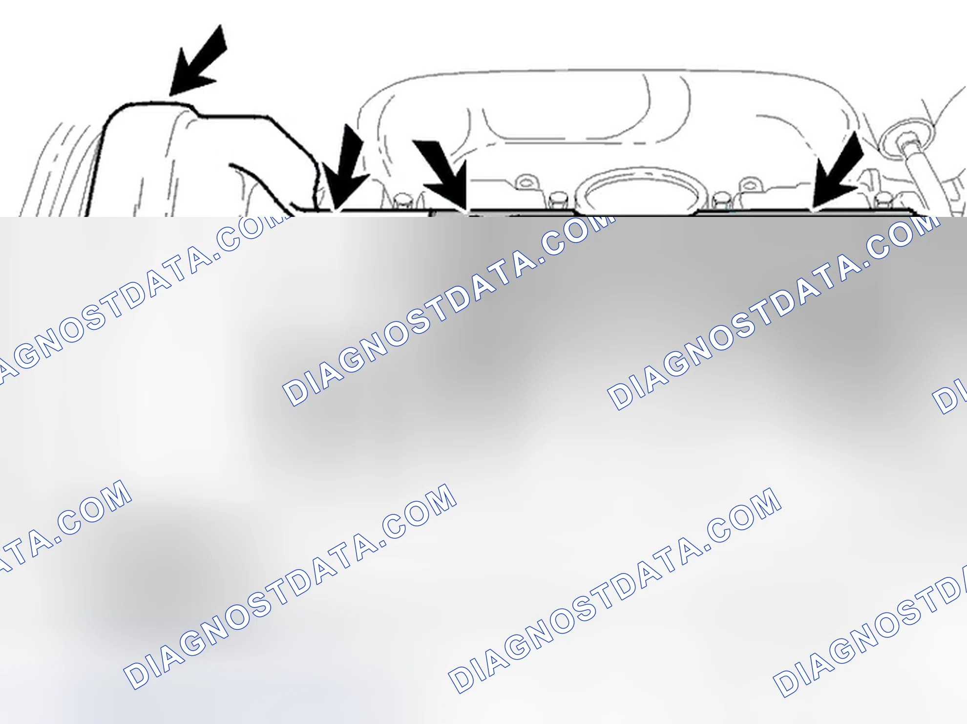 Scheme 140: Removing the cover on top of the engine