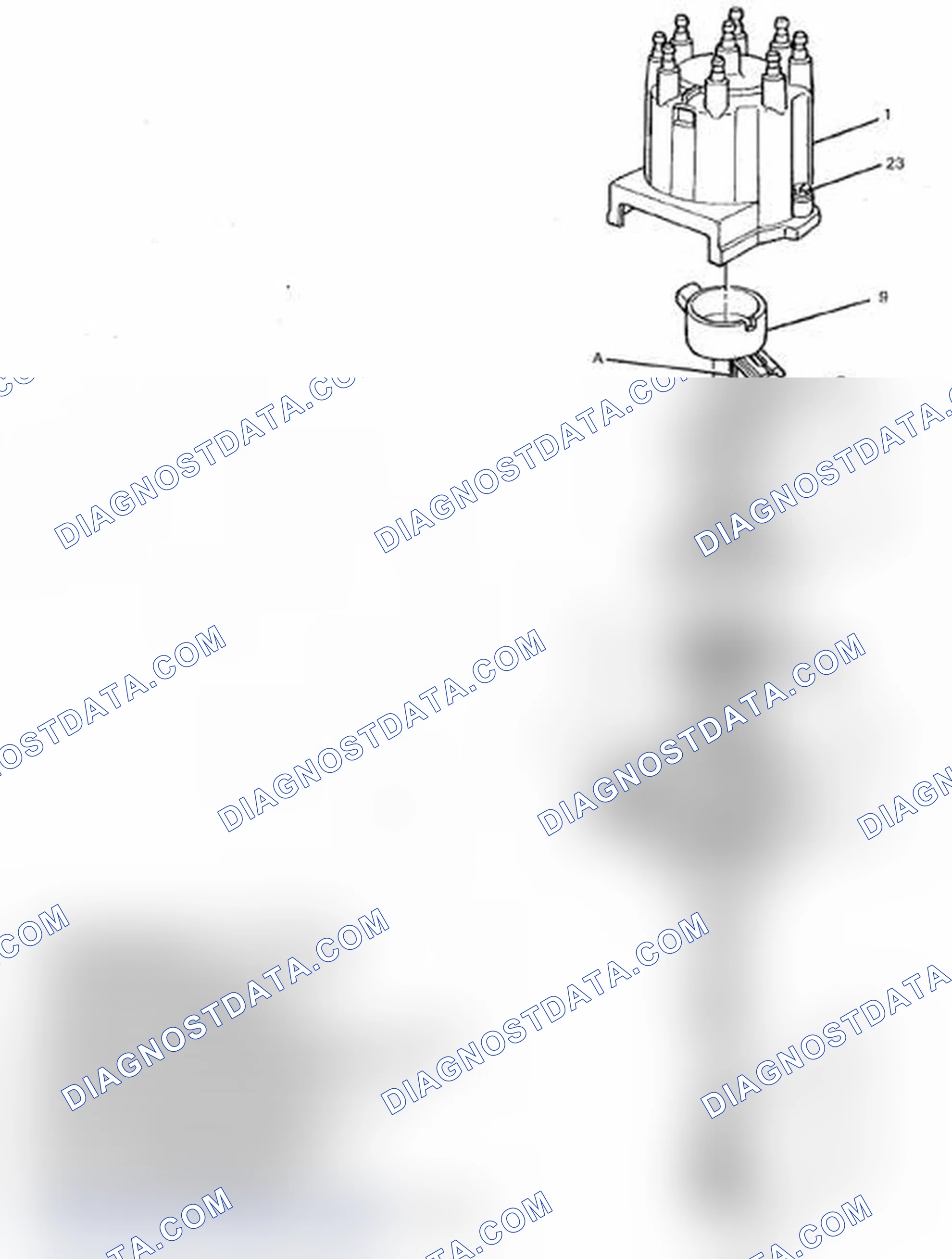 Scheme 6: Exploded View Of Distributor Assembly