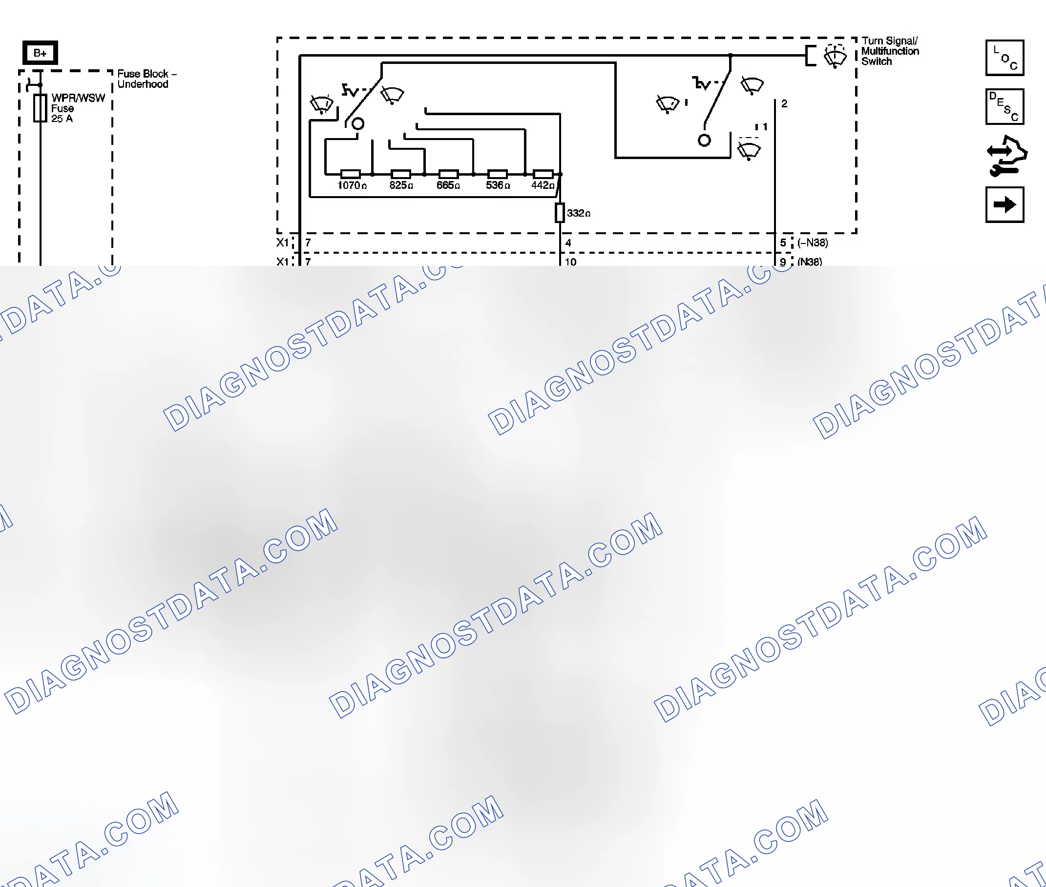 Scheme 1: Wiper/Washer Schematics