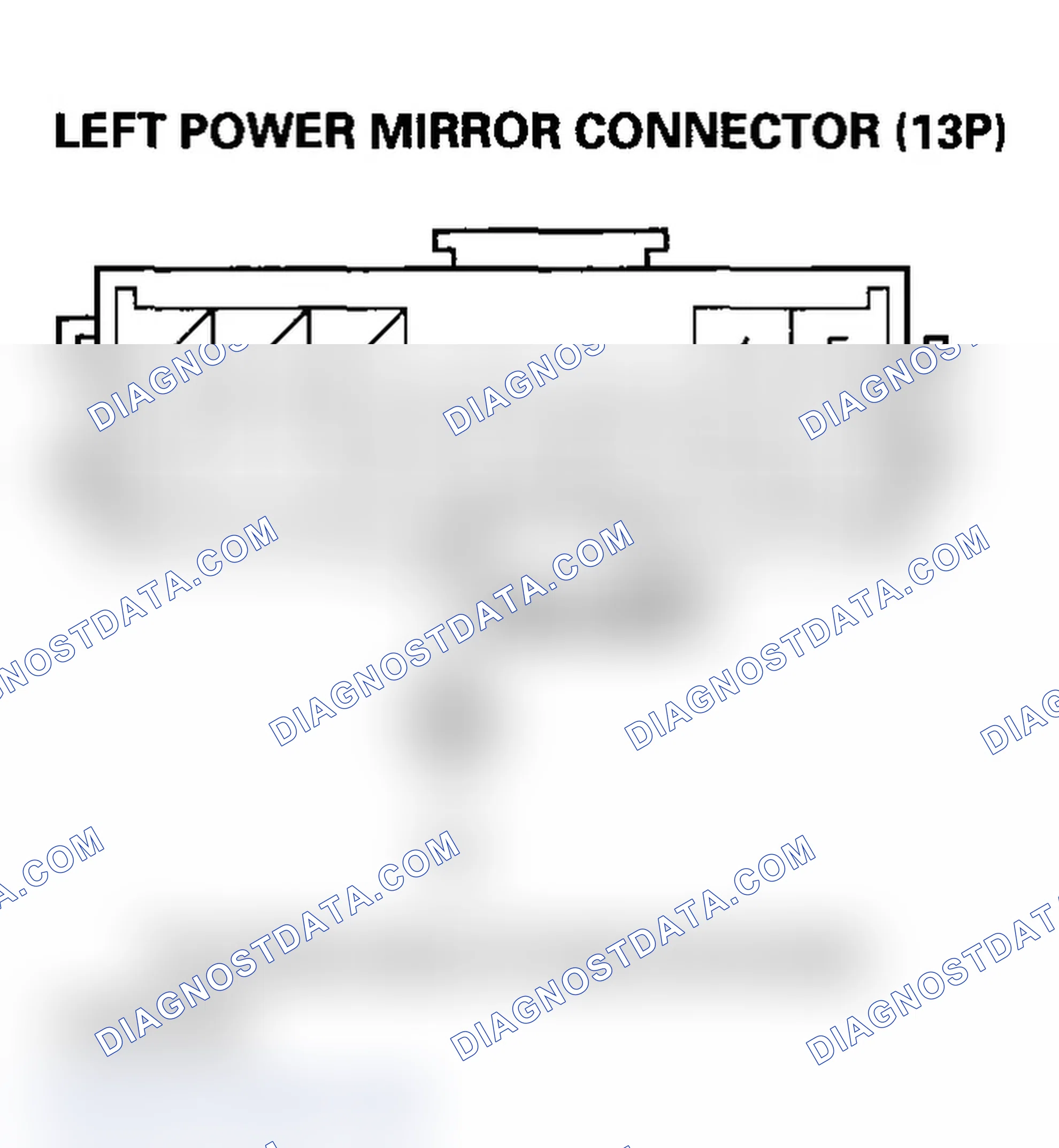 Scheme 80: DTC B1833: Left Mirror Vertical Sensor Malfunction