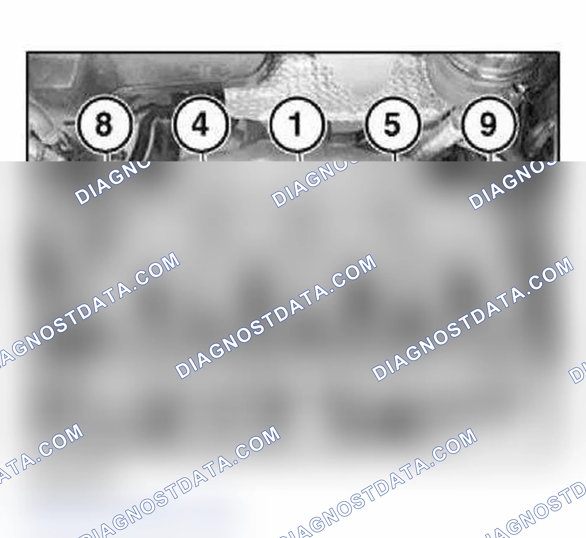 Scheme 412: 11 33 020 Removing and installing or replacing rocker arm shaft