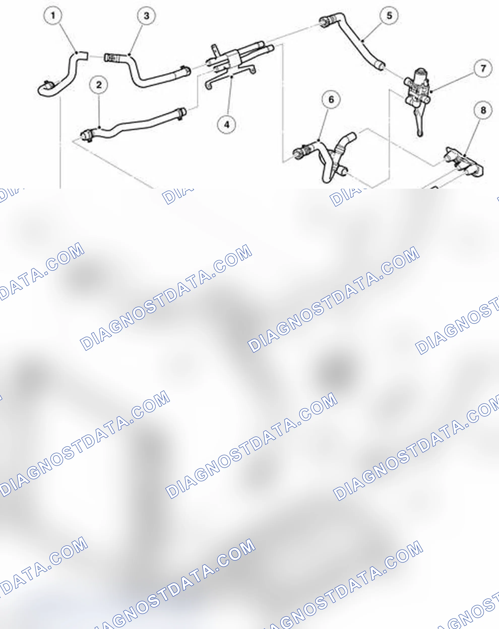 Scheme 52: COOLING SYSTEM COMPONENT LAYOUT - 1 OF 2