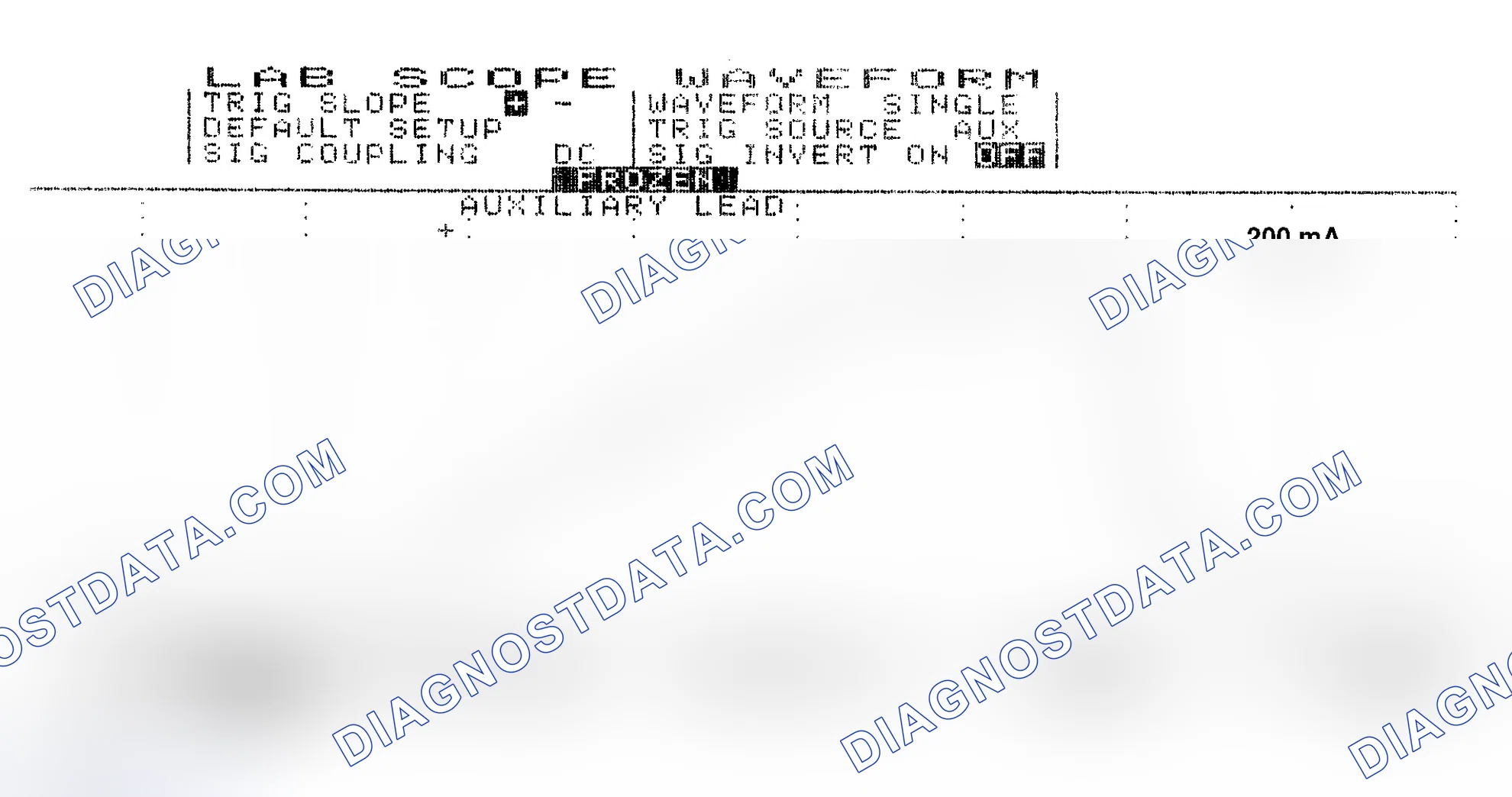 Scheme 13: Single Injector w/Normal Current Flow - Current Pattern