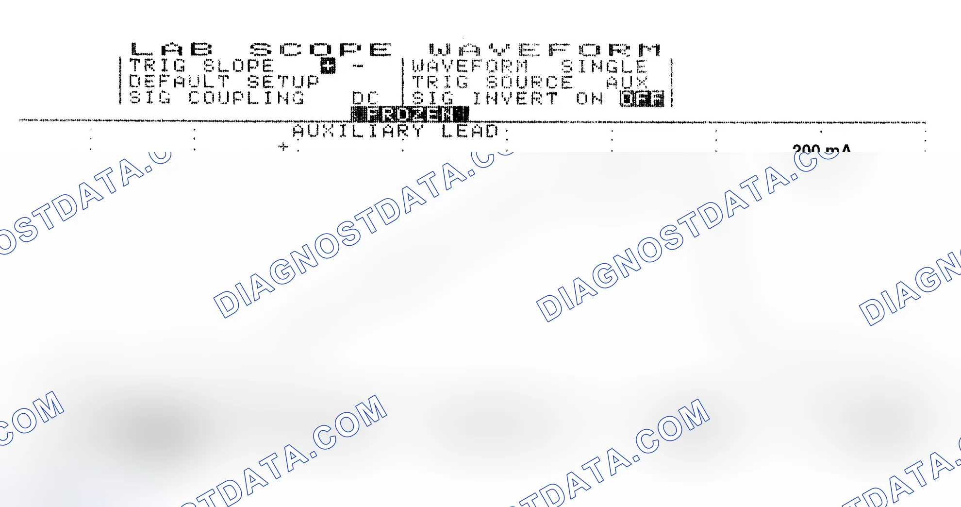 Scheme 13: Single Injector w/Normal Current Flow - Current Pattern