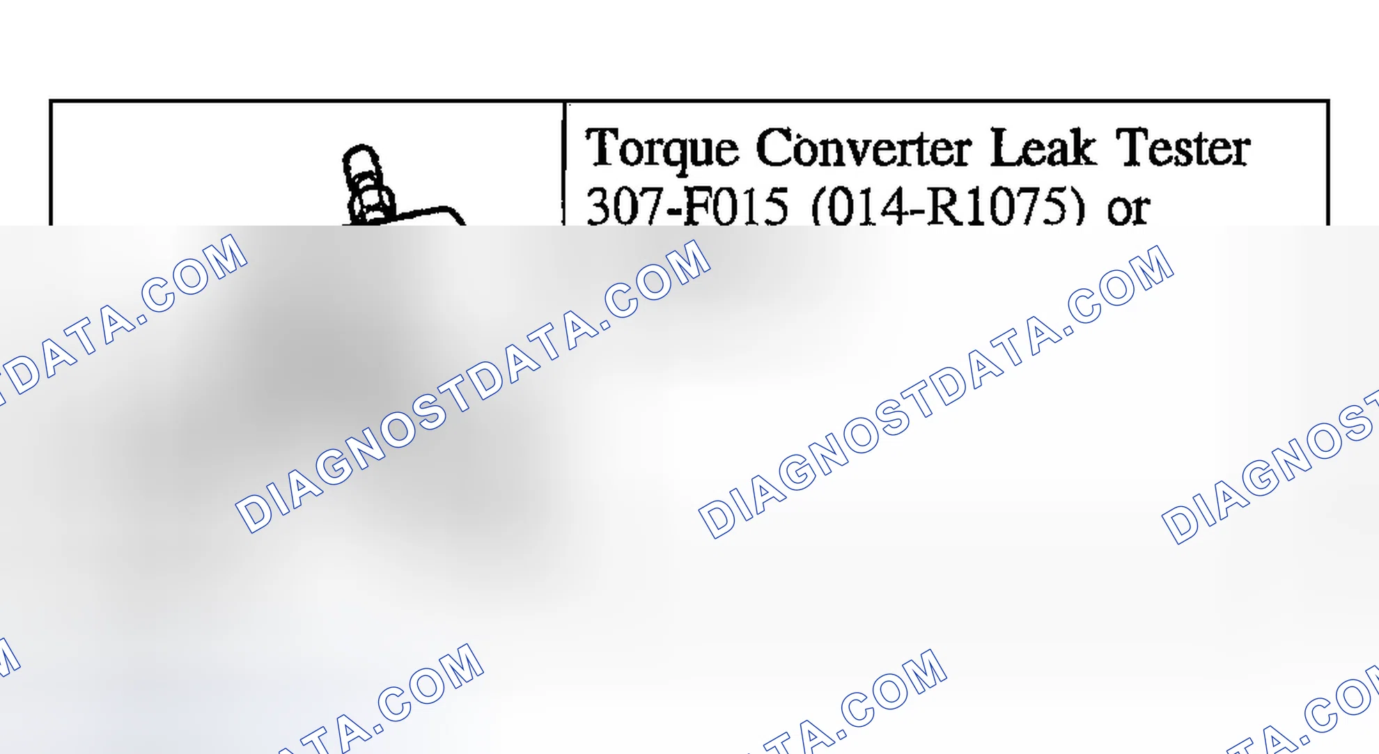 Scheme 293: Special Tool(s)
