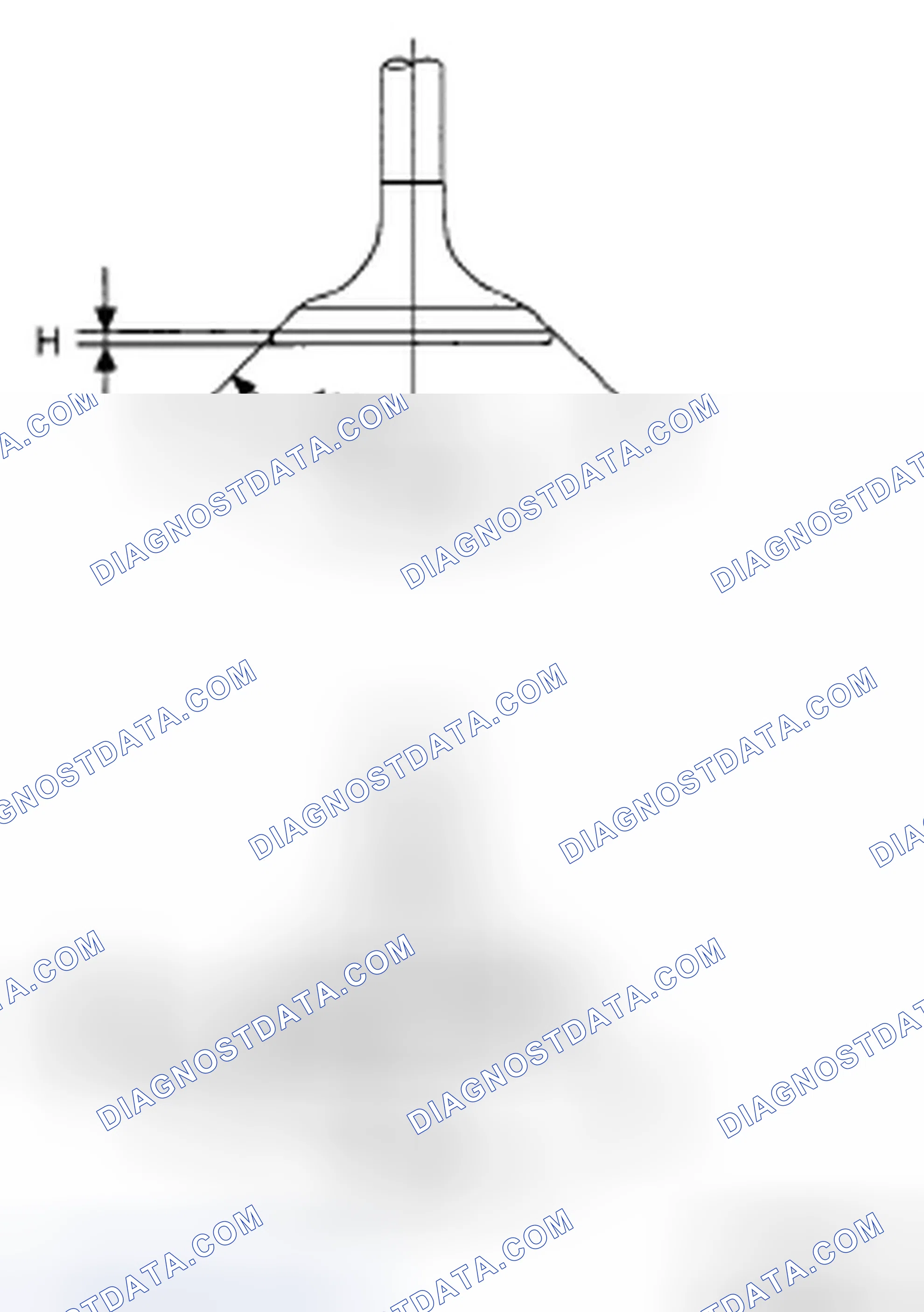 Scheme 222: INTAKE AND EXHAUST VALVE