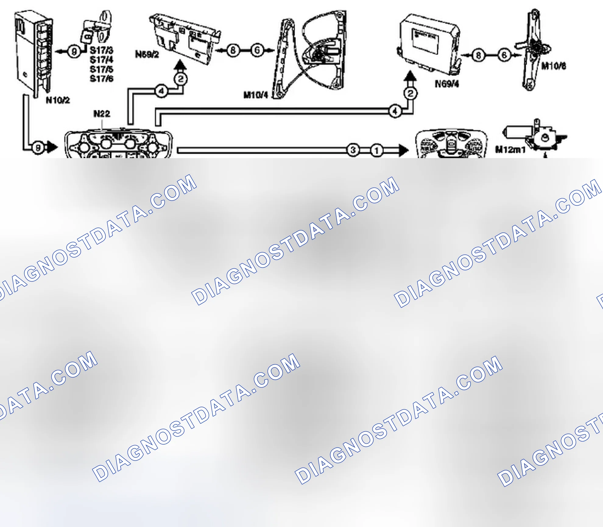 Scheme 57: Automatic Air Conditioning (AAC) Component Networking - Comfort Closing And Opening