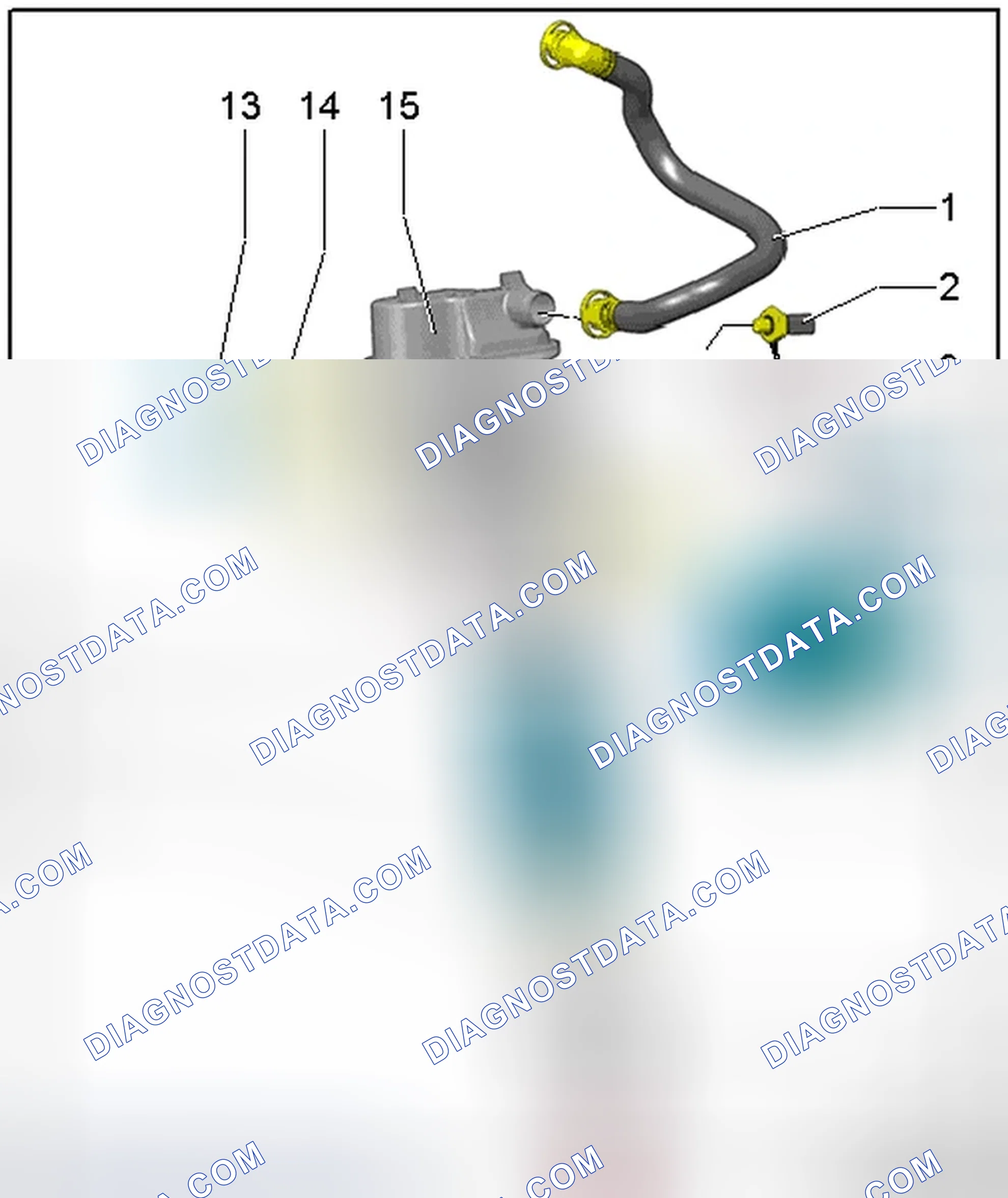 Scheme 8: OIL FILTER BRACKET AND OIL COOLER OVERVIEW