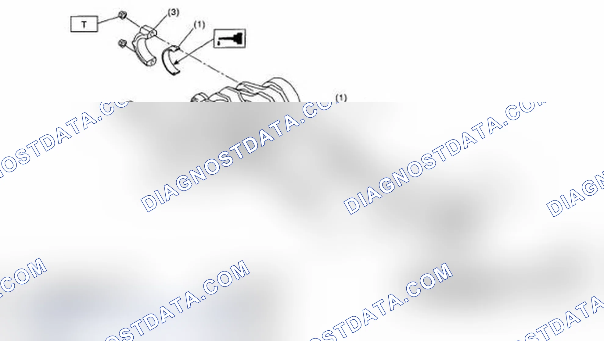 Fig. 195: Assembling View Of Crankshaft Components With Torque Specification