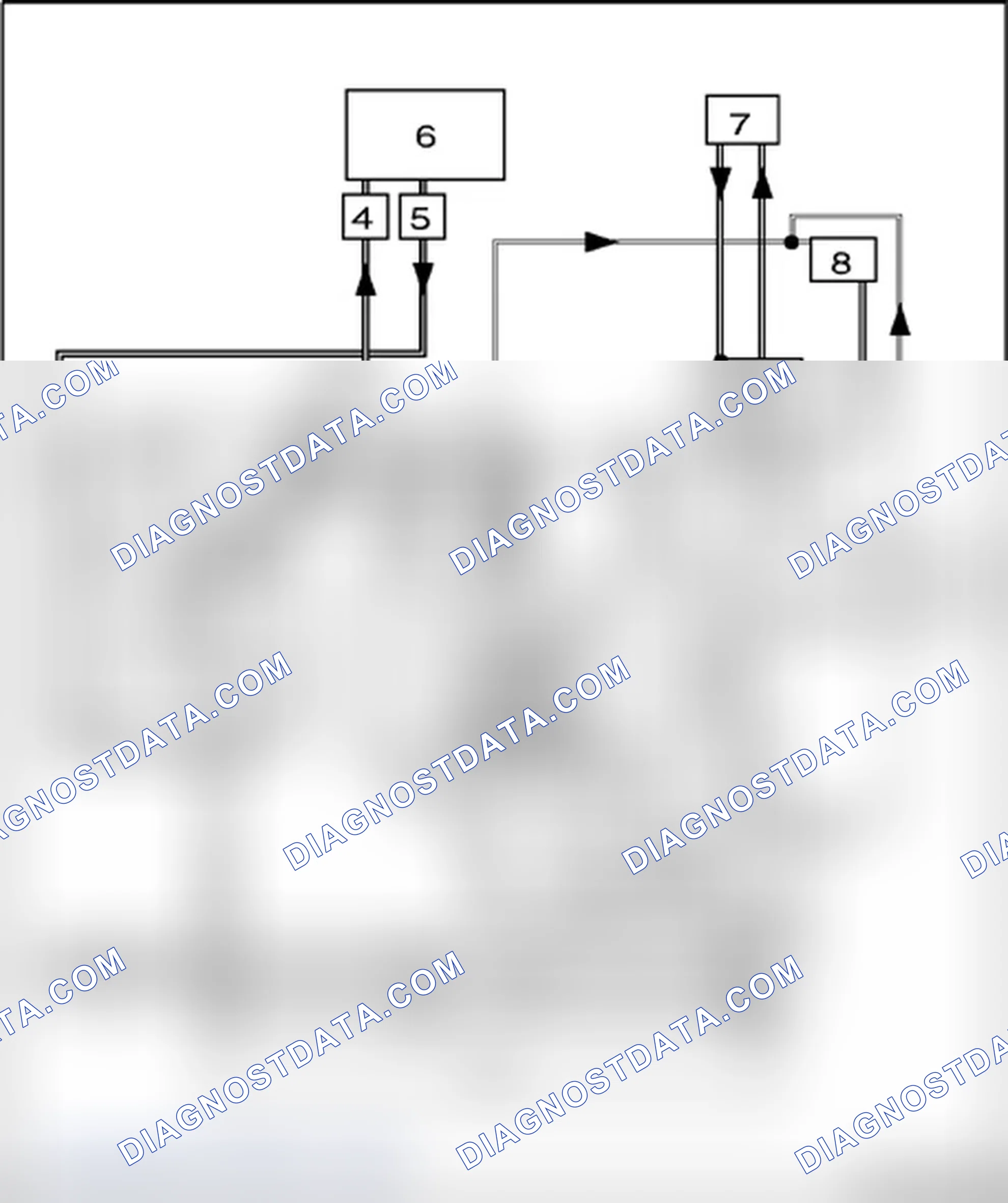 Scheme 594: Cooling system version for countries with cold and hot climates without auxiliary heater - normal wh