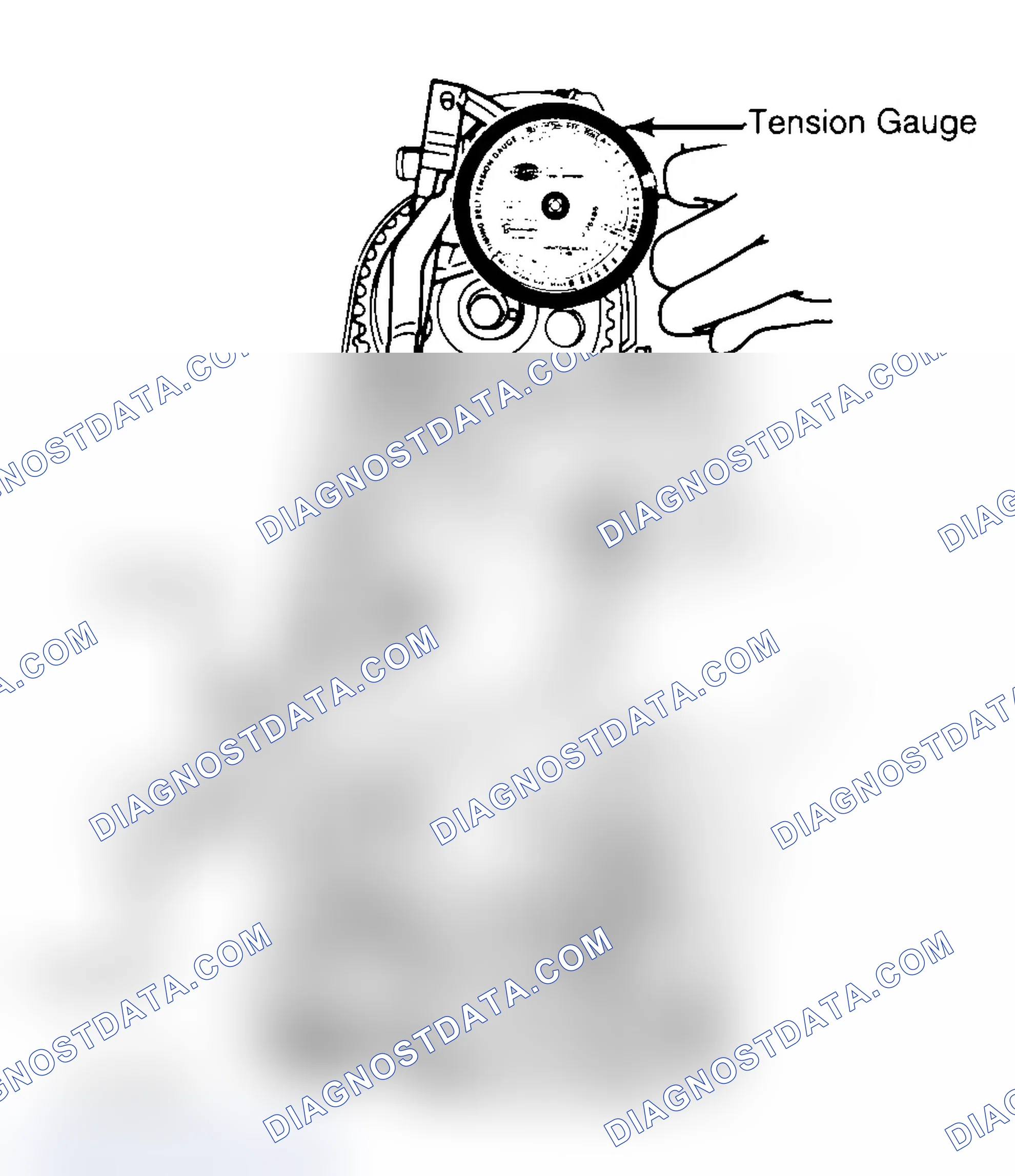 Scheme 28: Adjusting Typical Timing Belt Tension