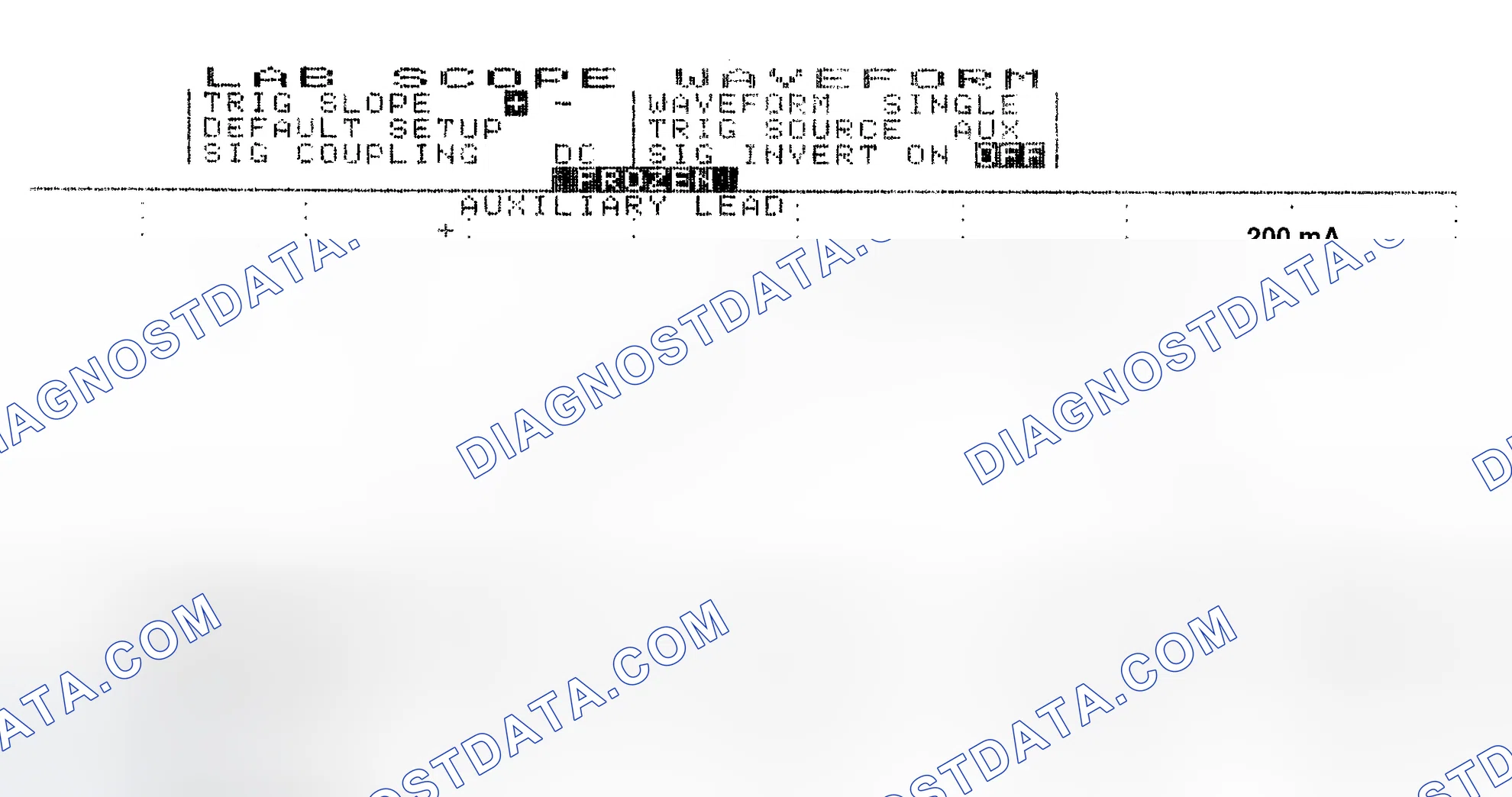 Scheme 13: Single Injector w/Normal Current Flow - Current Pattern