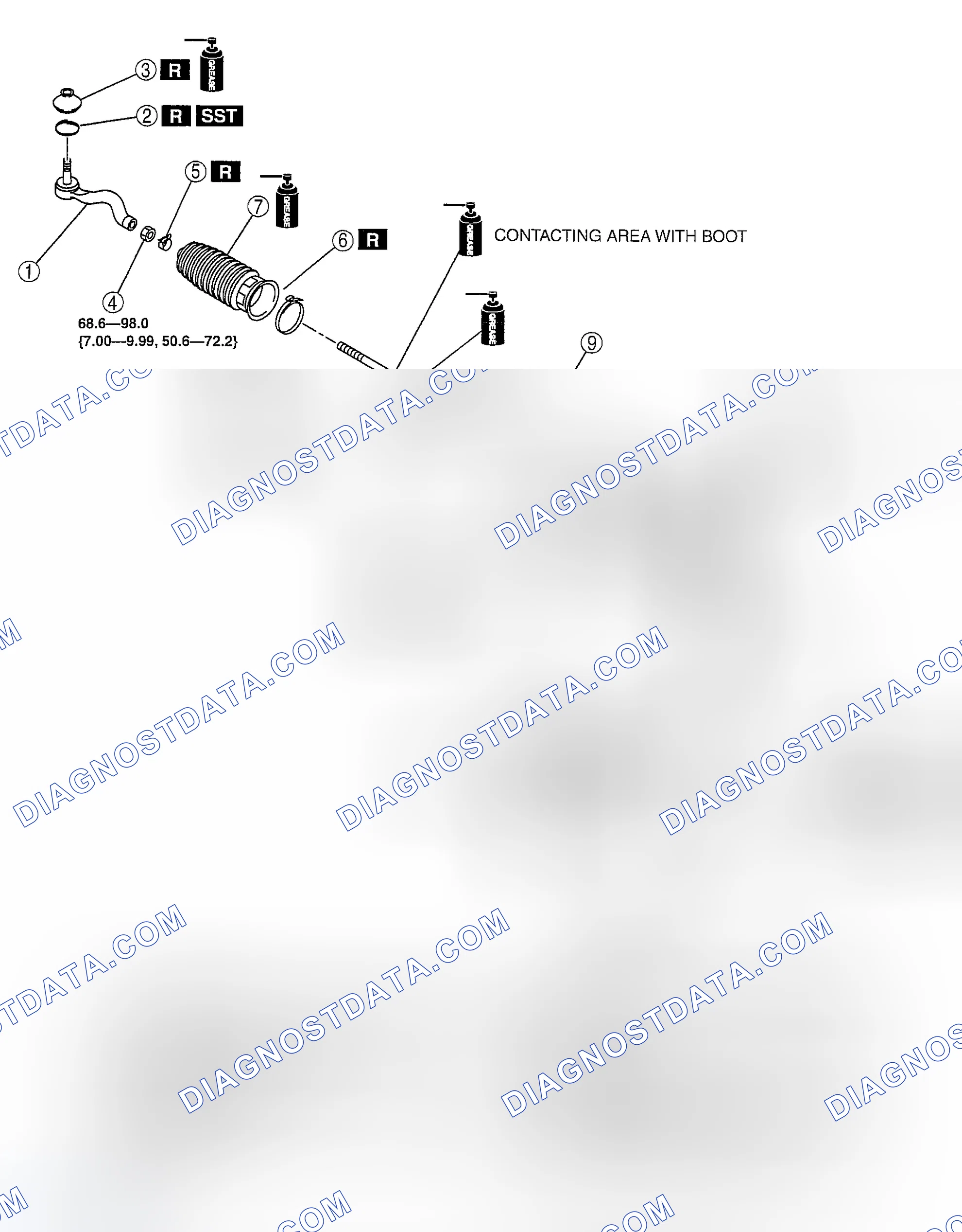 Scheme 36: STEERING GEAR & LINKAGE DISASSEMBLY/ASSEMBLY