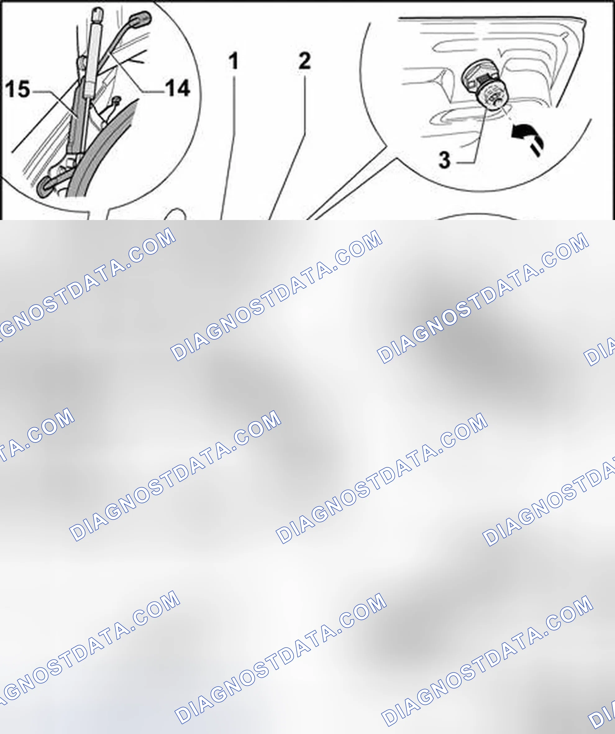 Scheme 50: Rear lid (Jetta), assembly overview