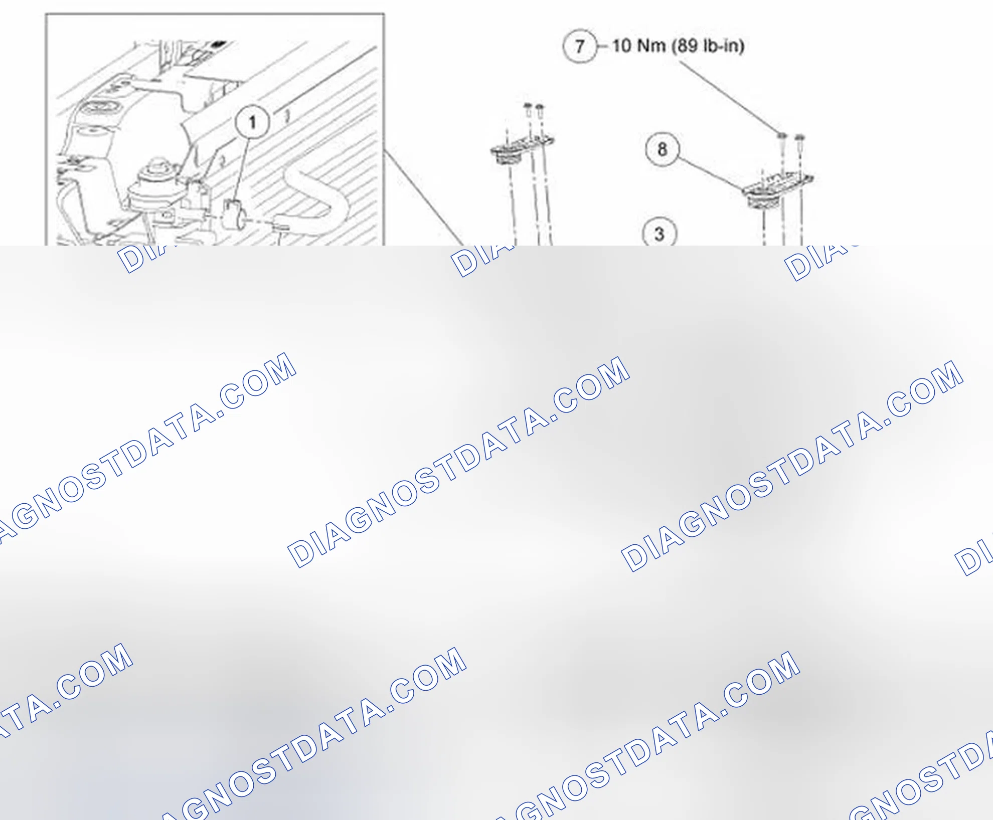 Scheme 5: Identifying Radiator, Upper Radiator Hose And Hose Clamp - With Torque Specifications