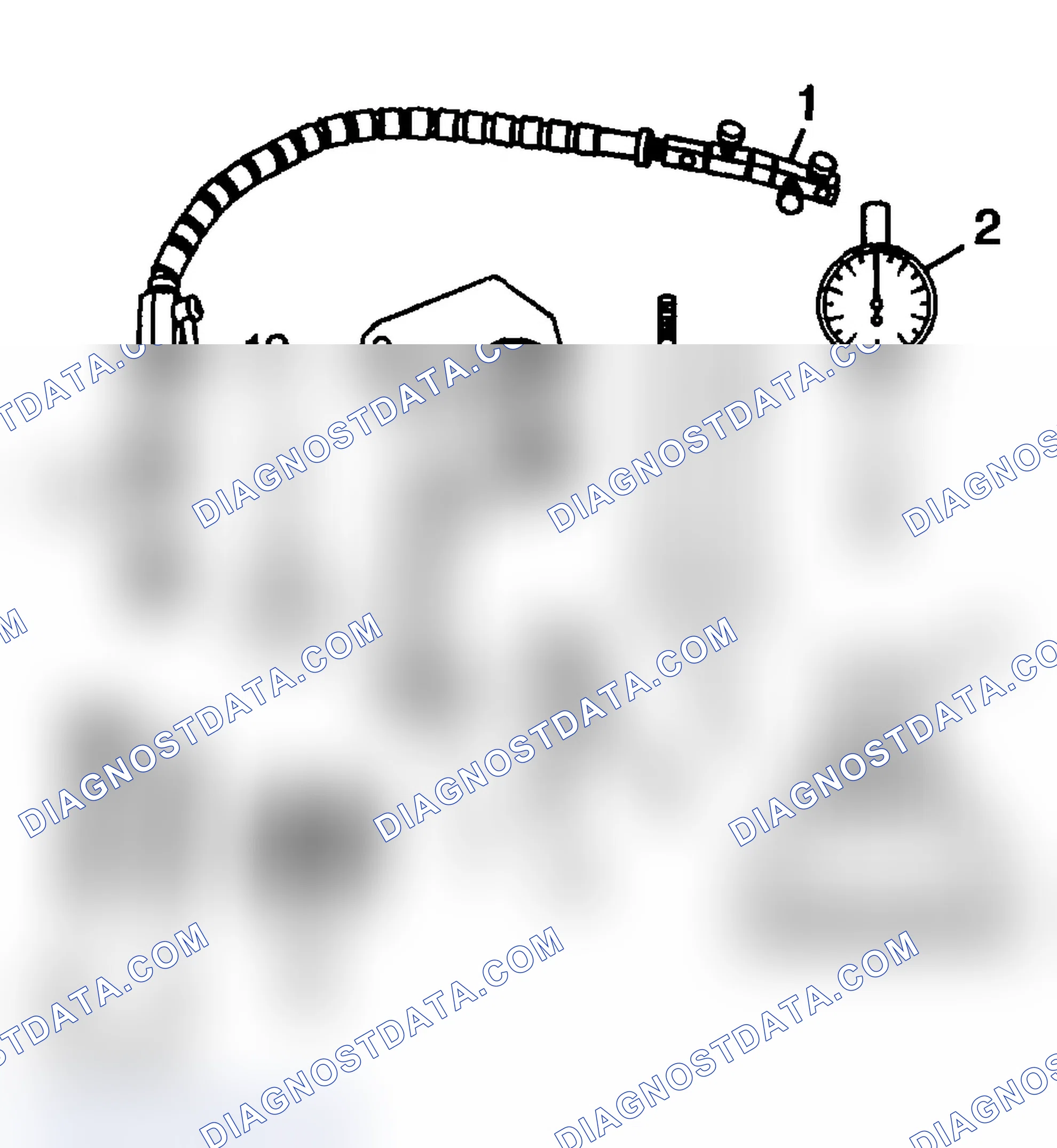 Scheme 1195: Measuring Connecting Rod Bearing Clearance - Using J 43690/J 43690-100