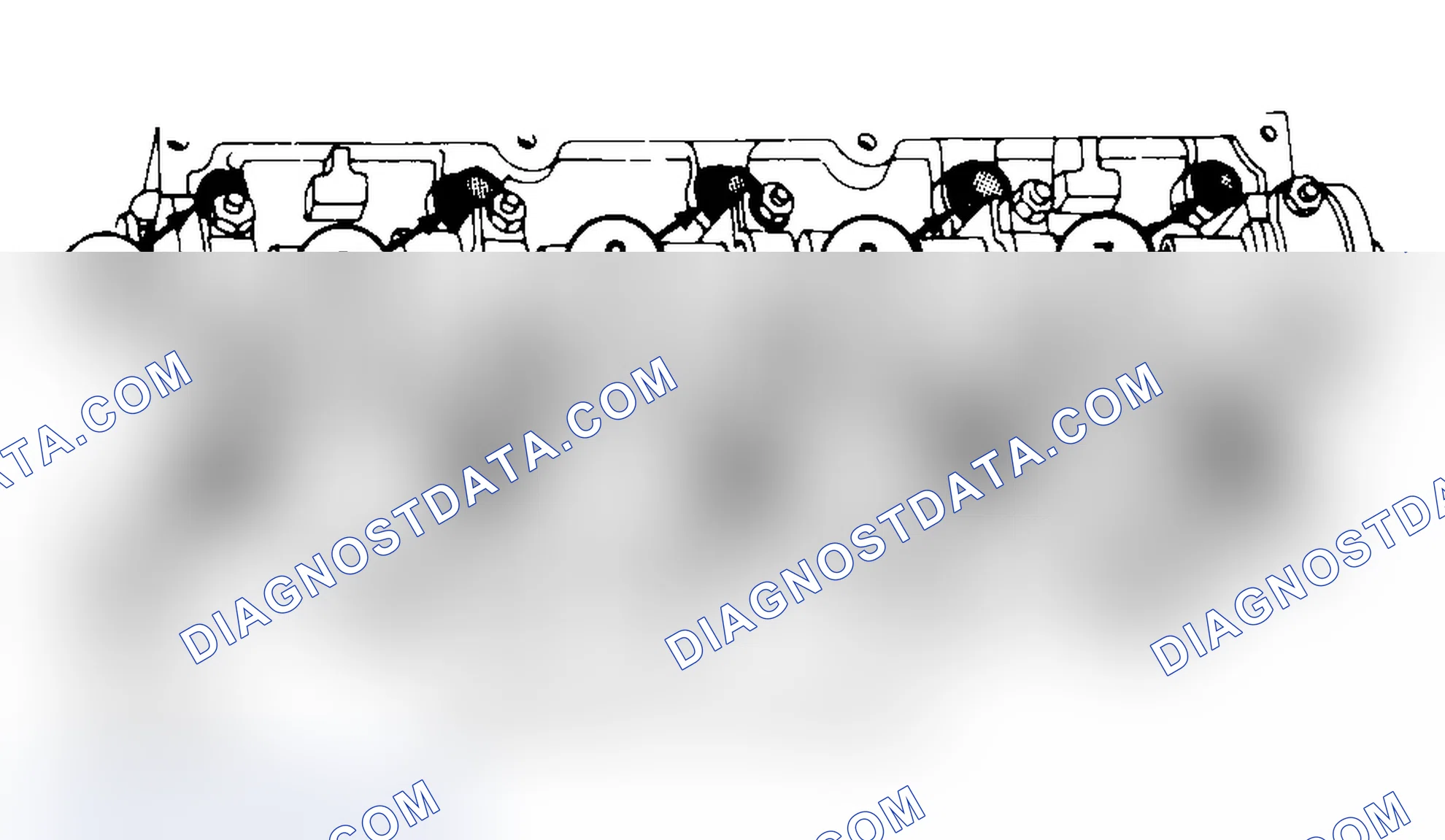Scheme 3: Typical Cylinder Head Tightening or Loosening Sequence