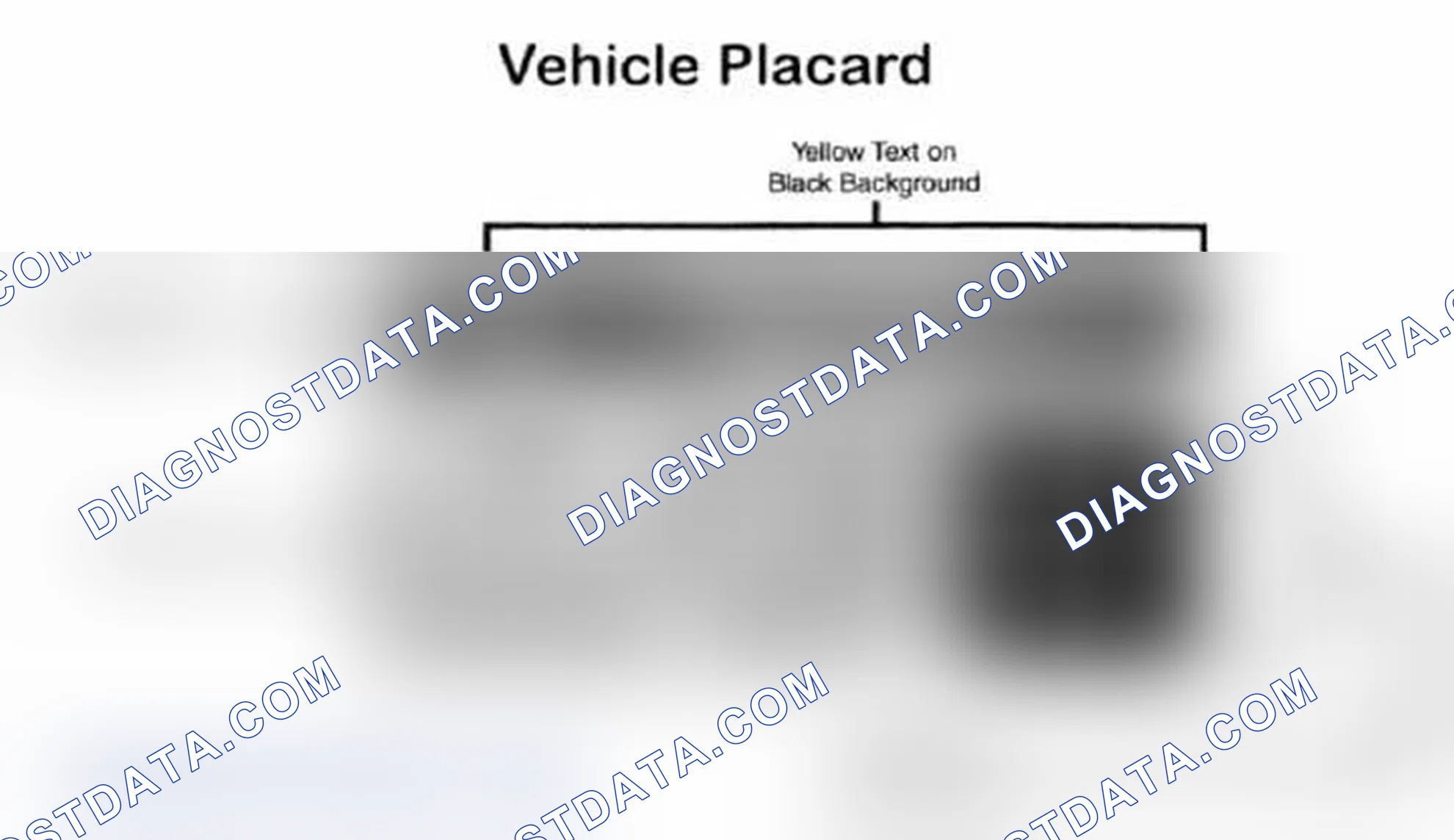 Scheme 28: Vehicle Tire Placard - Typical
