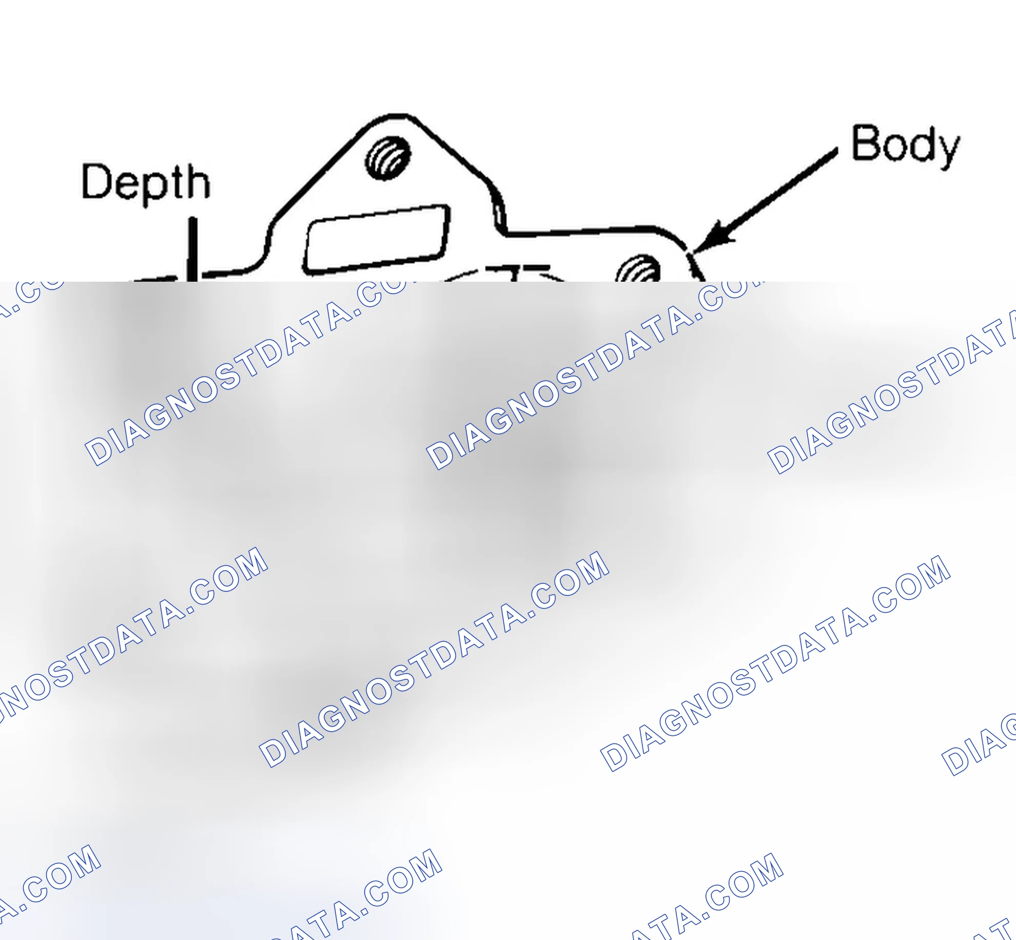 Scheme 35: Measuring Oil Pump Gear Cavity