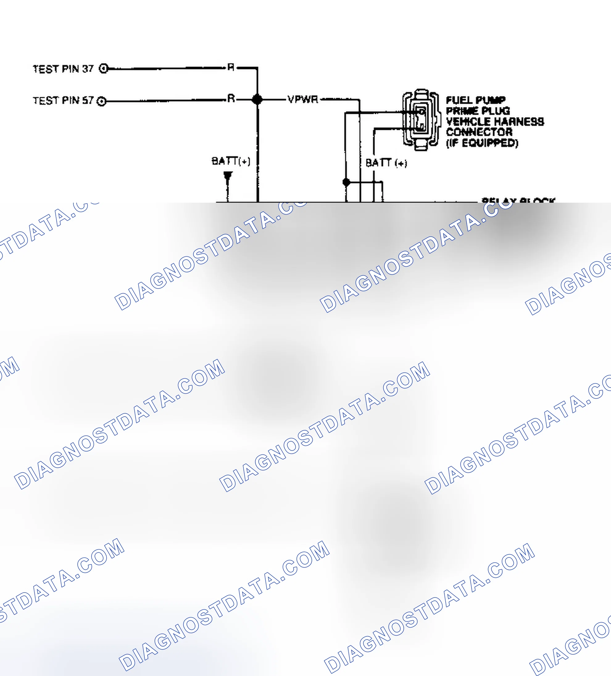 Scheme 59: Fuel Pump Monitor Ckt. Diagram (Crown Victoria, Grand Marquis & Town Car)