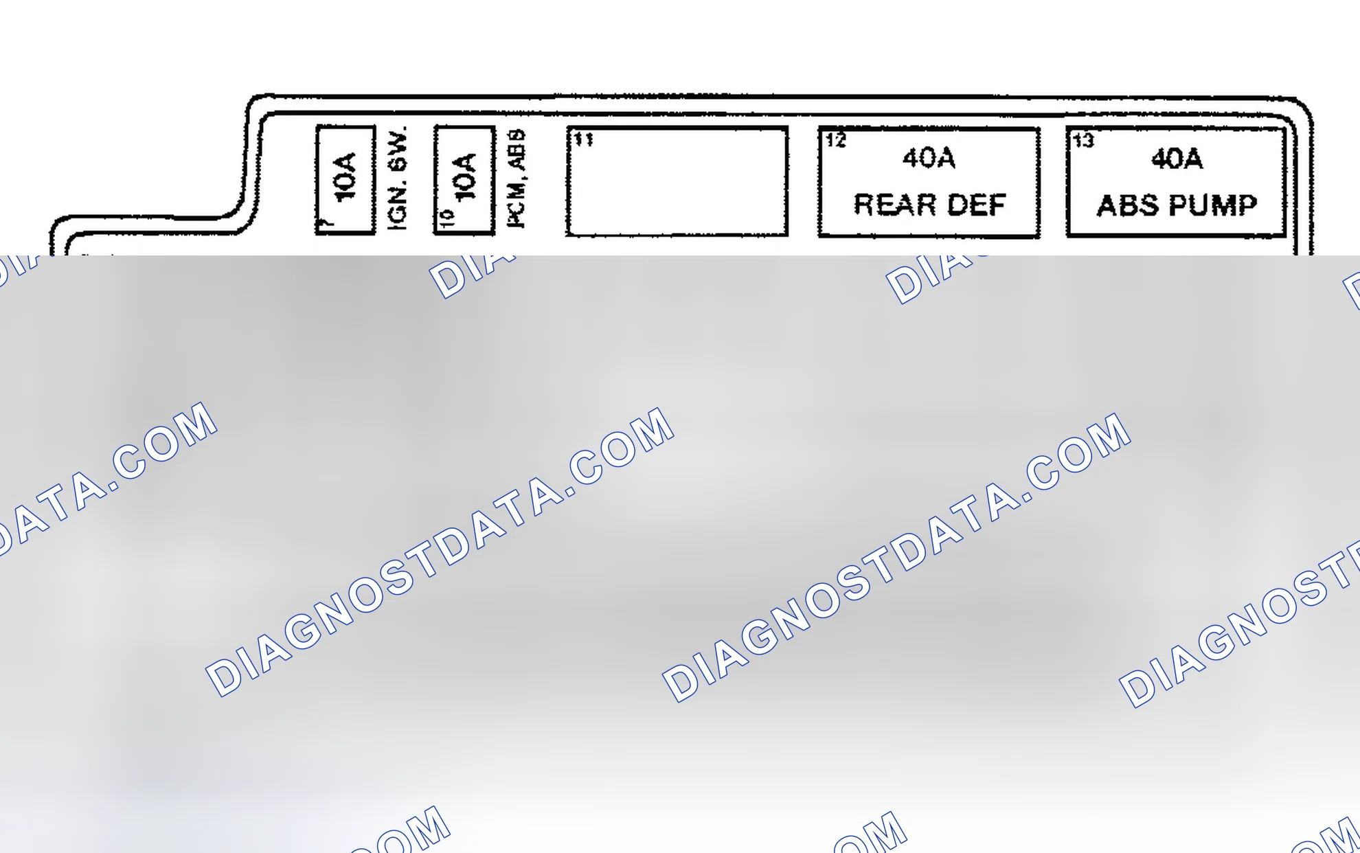 Scheme 8: UNDERHOOD POWER DISTRIBUTION CENTER IDENTIFICATION