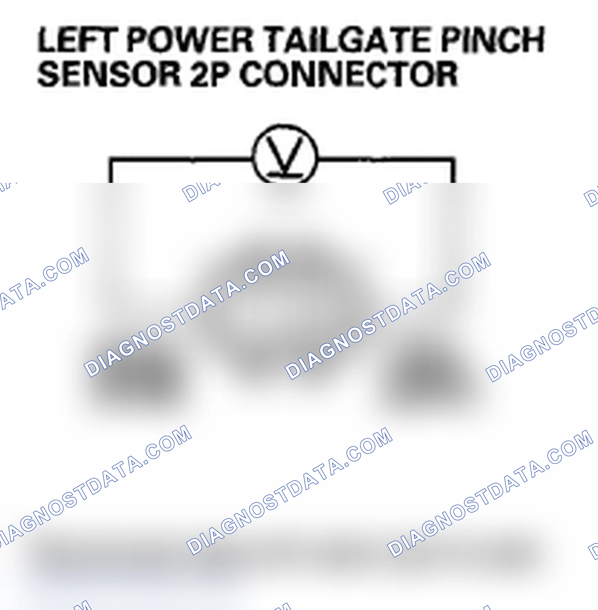 Scheme 187: DTC B1379: Left Power Tailgate Pinch Sensor Circuit Malfunction