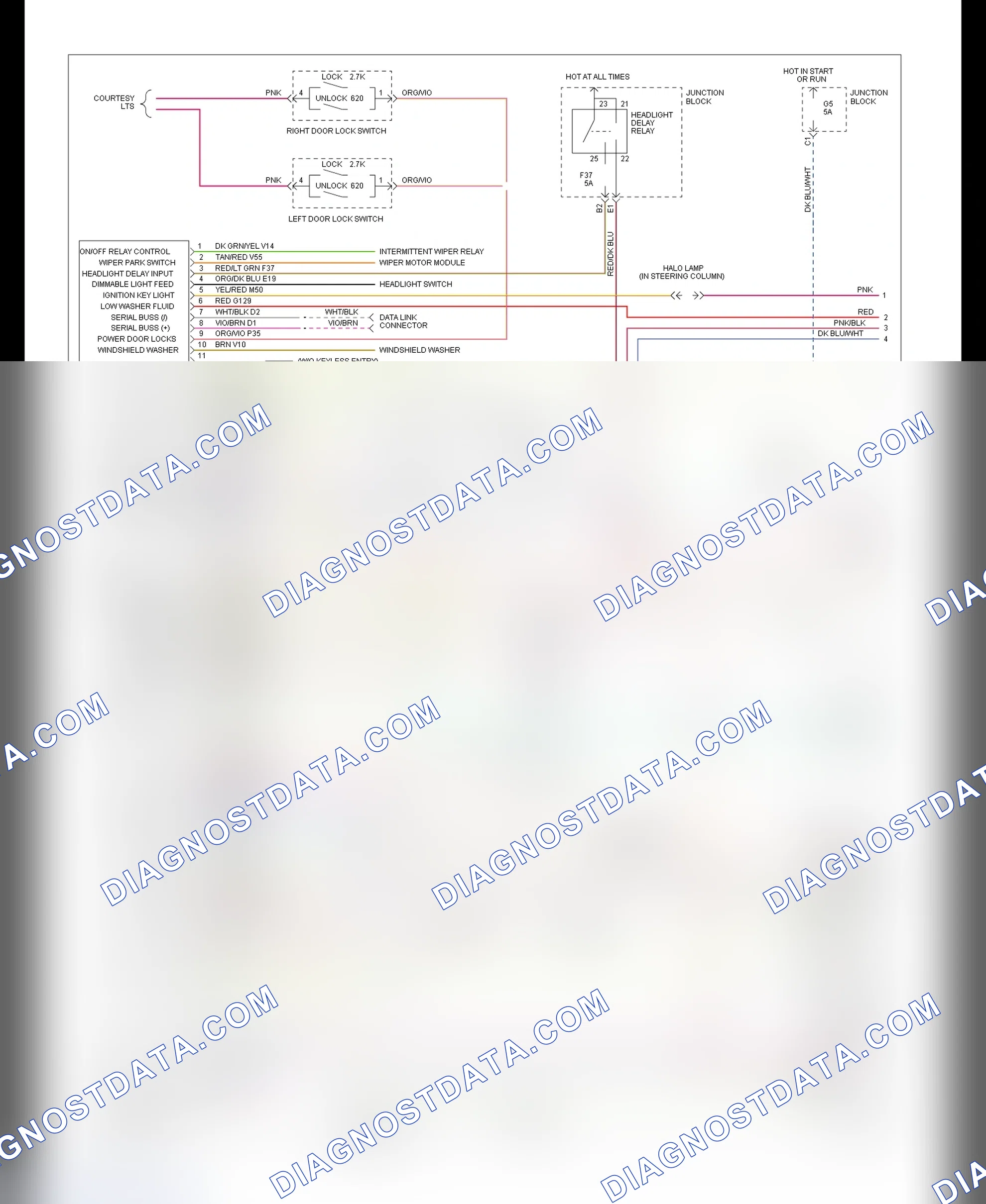 Scheme 68: BCM Wiring Diagram (All Models - 1 Of 2)
