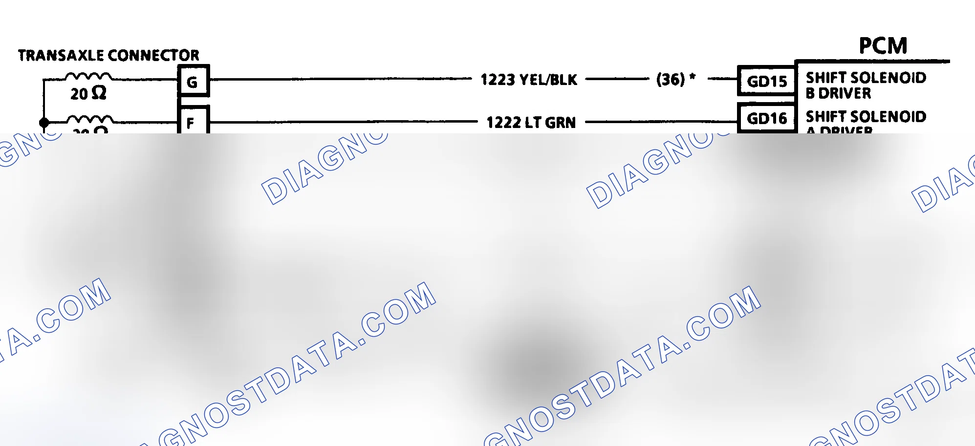 Scheme 242: CHART C-8A, TORQUE CONVERTER CLUTCH FUNCTIONAL CHECK - 1992 3.8L PFI (VIN L & 1)