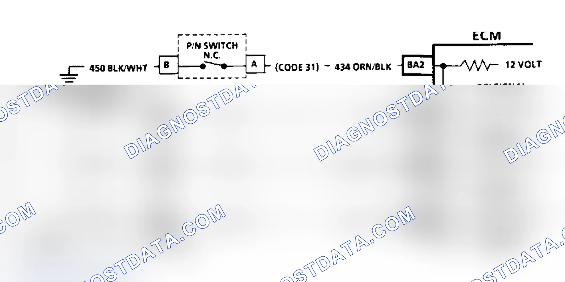 Scheme 57: Code 31: Park/Neutral Switch Ckt Diag