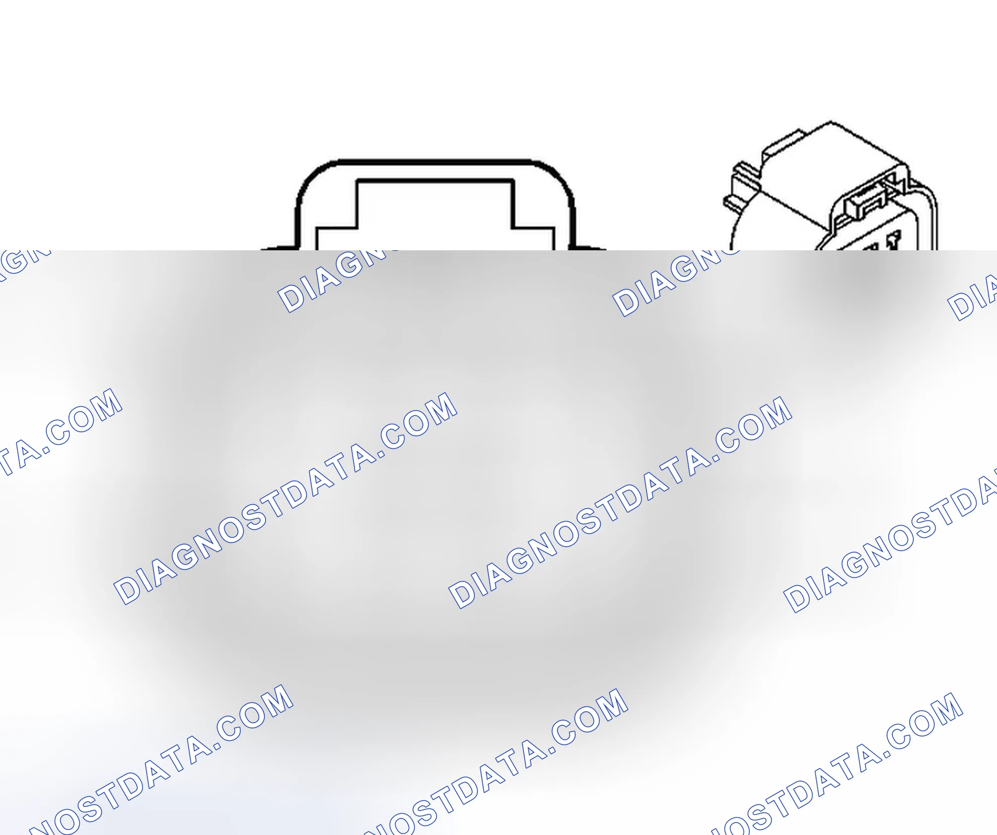 Scheme 64: Throttle Actuator Control (TAC) Module Connector End Views