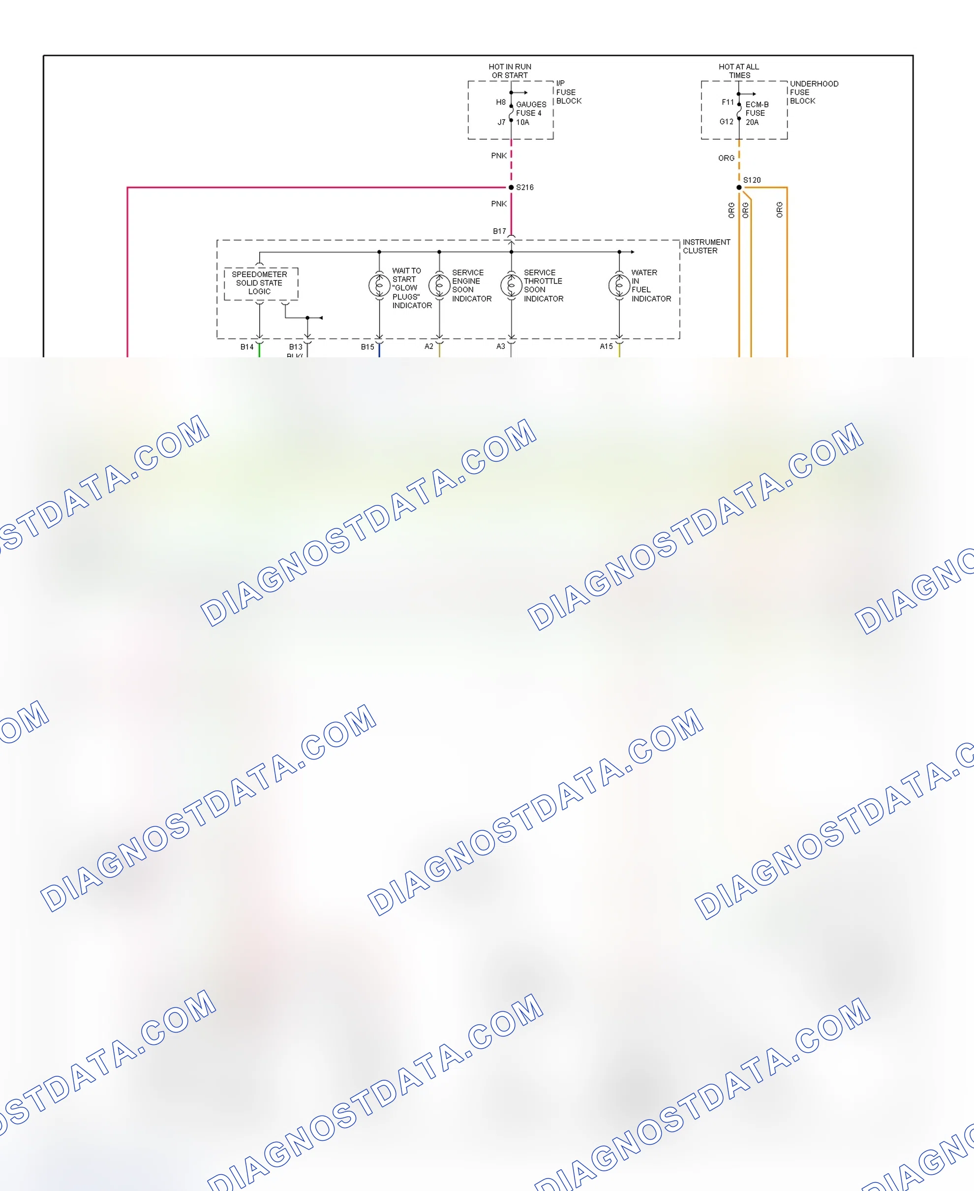 Scheme 60: PCM Wiring Diagram (Chevy Express & Savana - 6.5L - California - 3 Of 4)