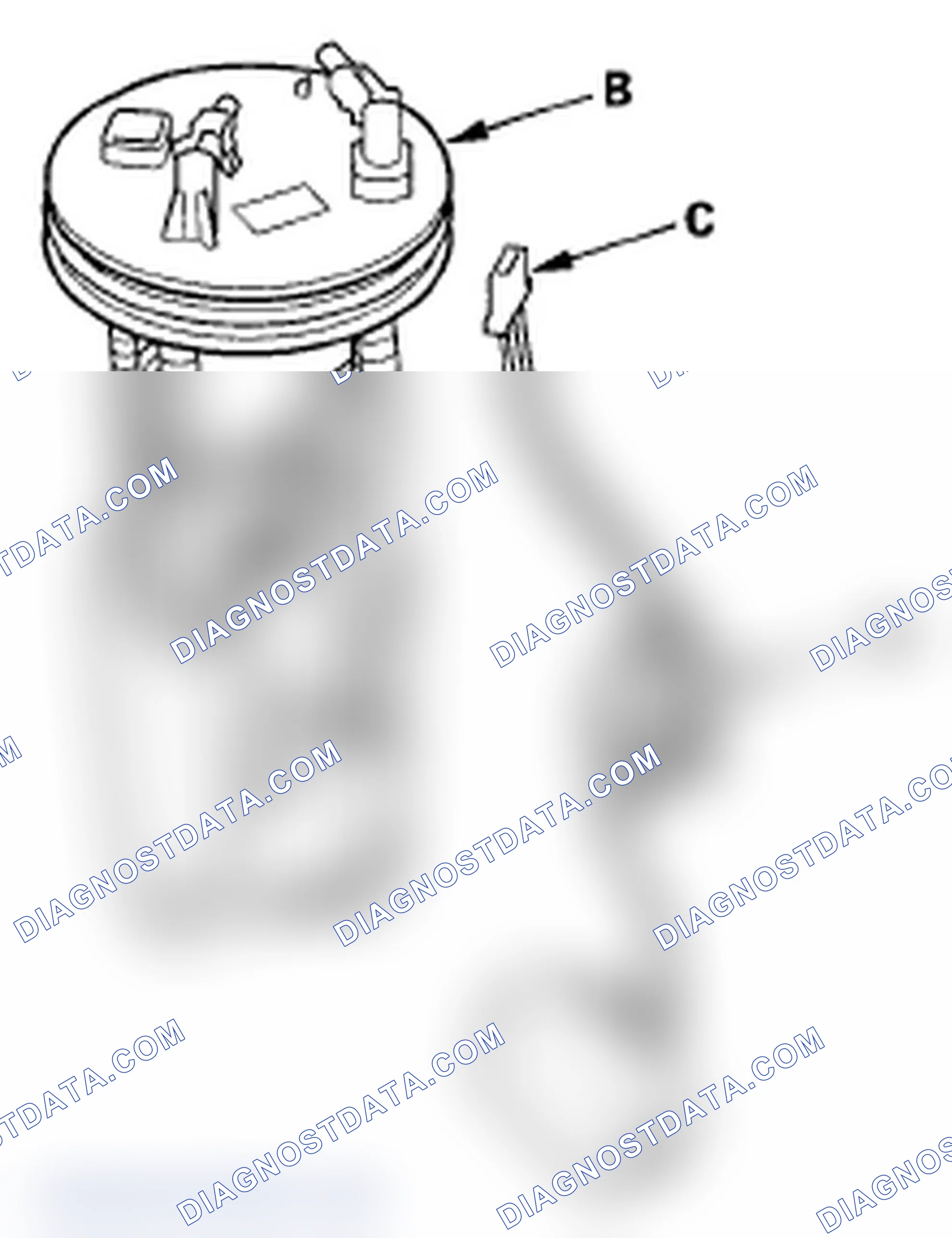 Scheme 85: Fuel Pump/Fuel Gauge Sending Unit Replacement