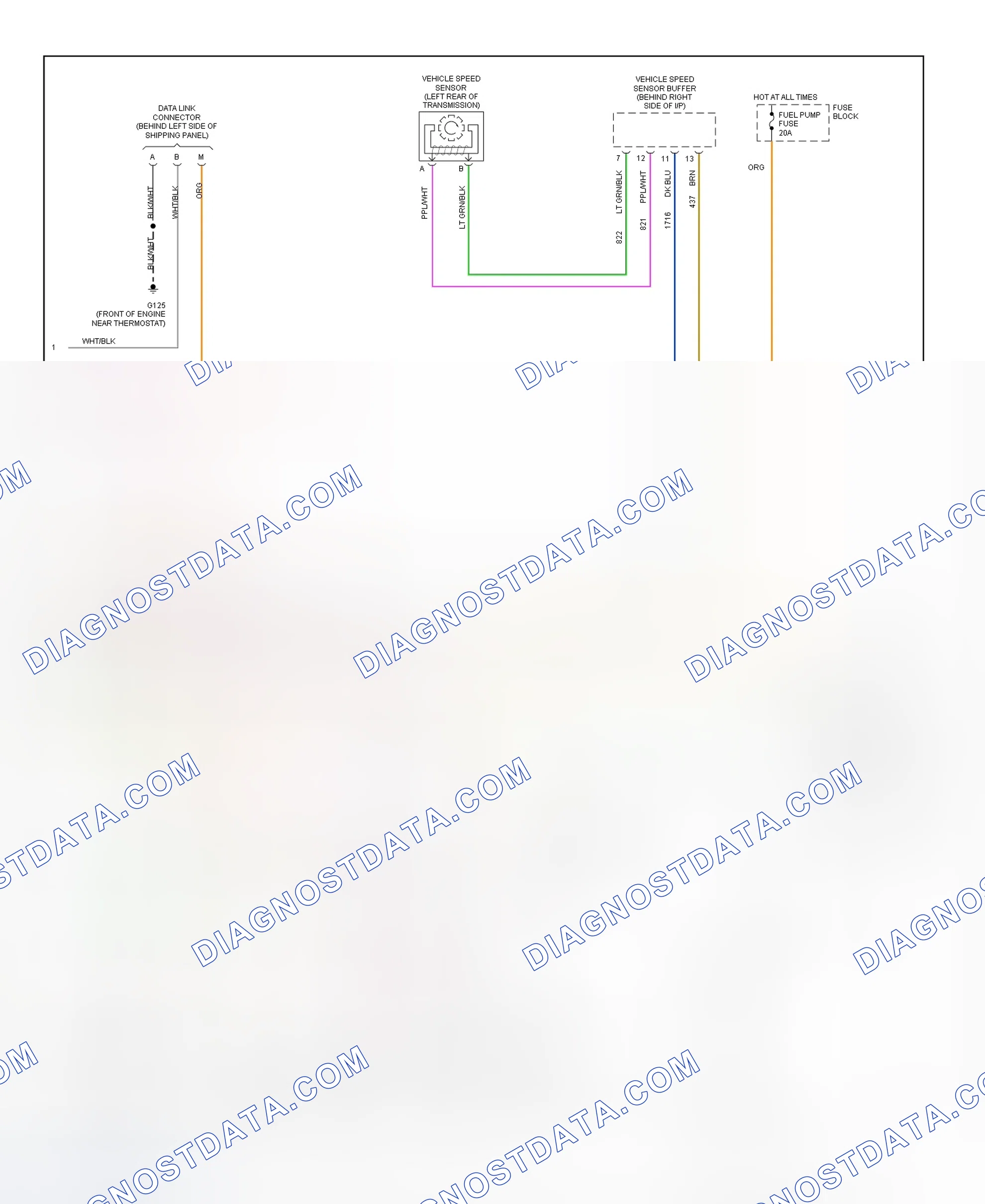 Scheme 260: Wiring Diagram ("P" Series - Cutaway - 5.7L - 3 Of 3)